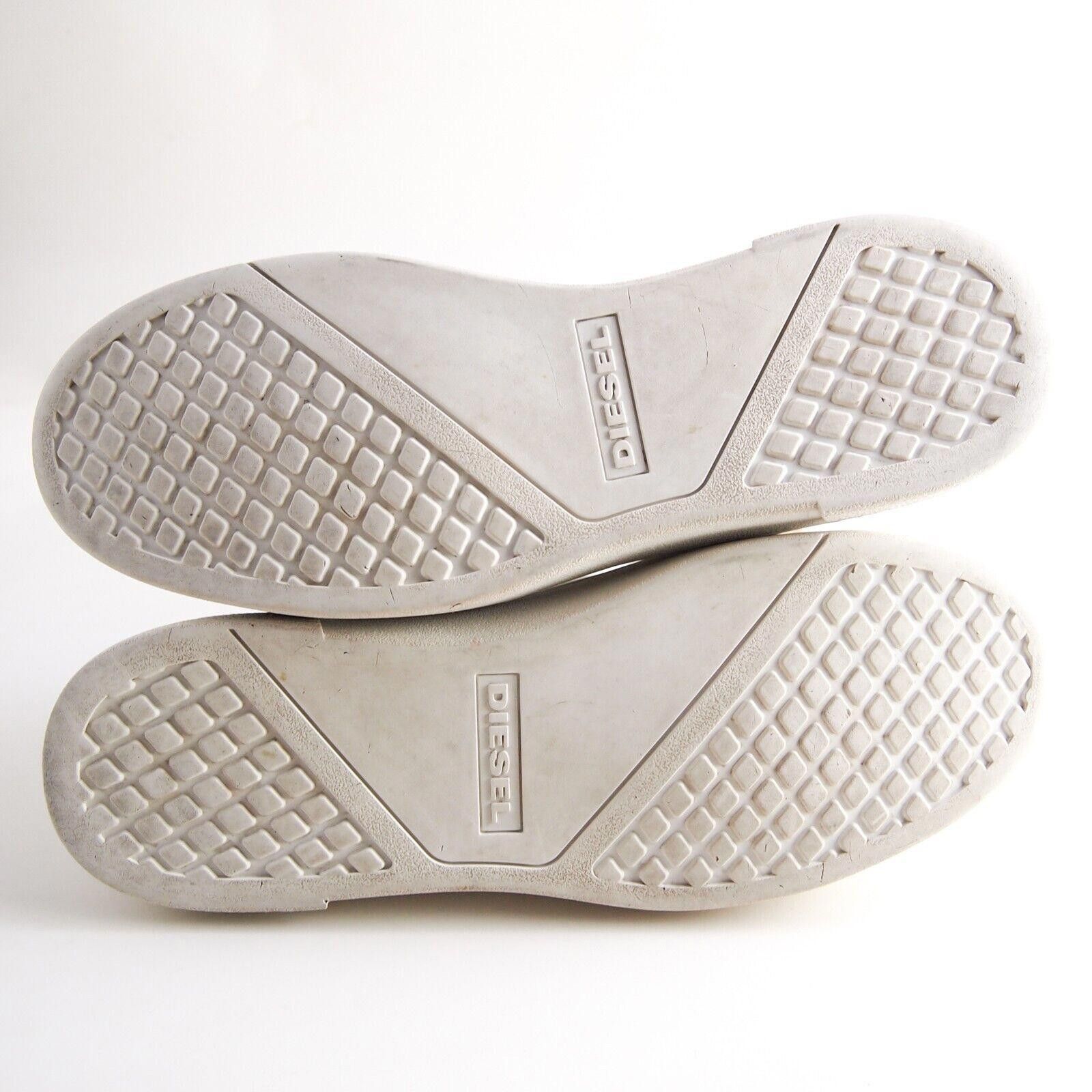 Diesel Diesel Low Top Sneakers White Leather Mens US 9 EU 42 Size US 9 / EU 42 - 6 Thumbnail