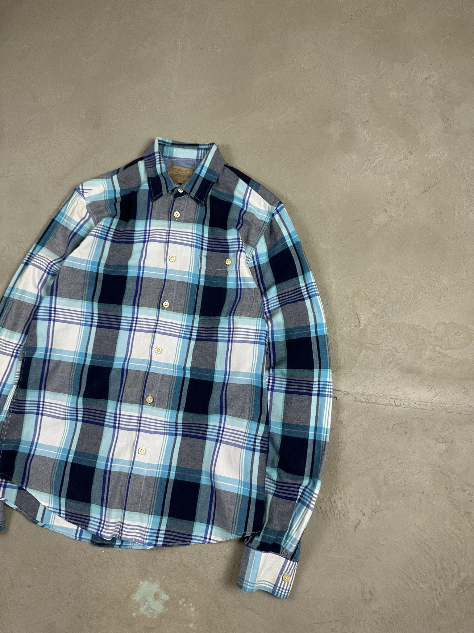 Flannel × Vintage Vintage Flannel Checked Button Up Shirt Size US M / EU 48-50 / 2 - 3 Thumbnail