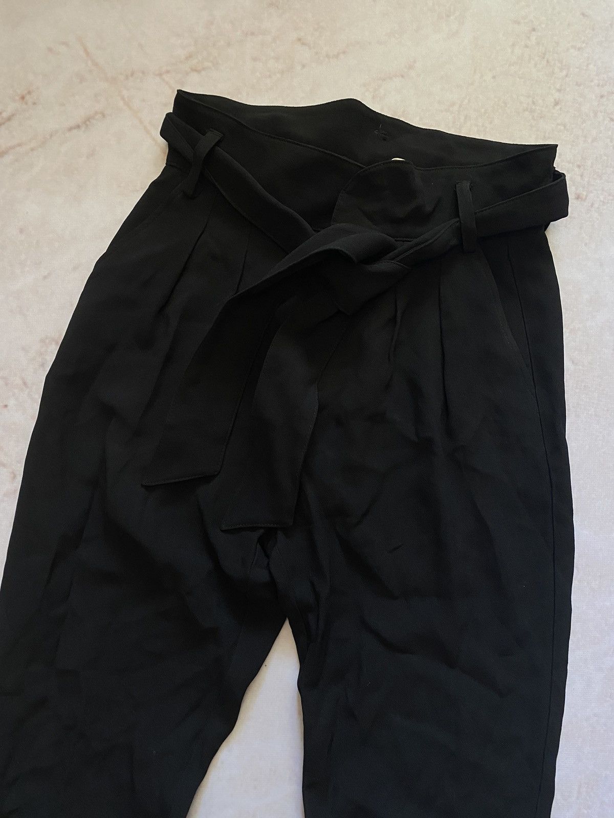 Sezane × Vintage Sezane Womens Black Pants Japanese style Y2k Hype Rare Size 36" / US 14 / IT 50 - 3 Thumbnail
