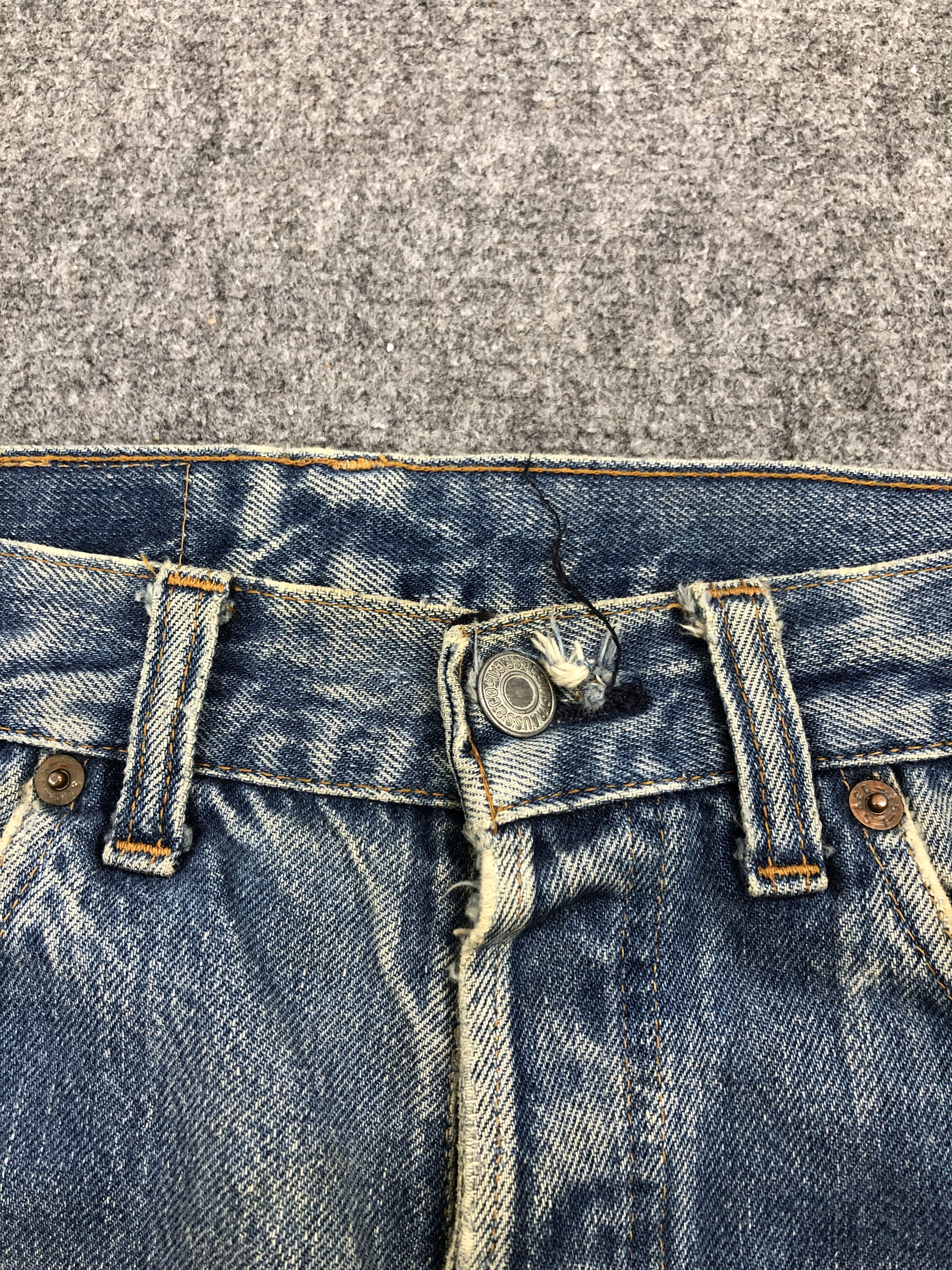 Levi's × Vintage Vintage 80s Levi's 501 Selvedge Stone Washed Denim Jeans Size US 28 / EU 44 - 10 Thumbnail