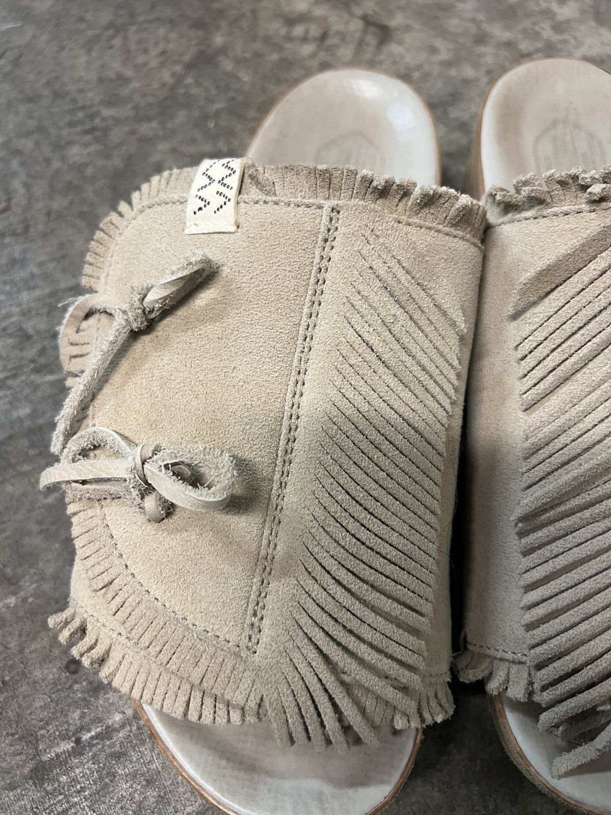 Visvim Visvim Christo Shaman Suede Folk Slides Size US 10.5 / EU 43-44 - 6 Thumbnail