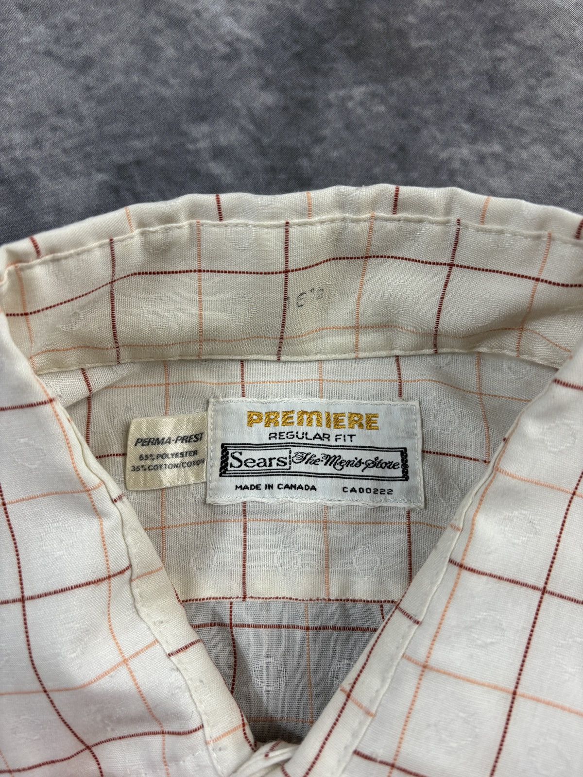Sears 1970s Vintage Sears Shortsleeve Shirt Perma Sheer Mesh Heart Size US M / EU 48-50 / 2 - 5 Thumbnail