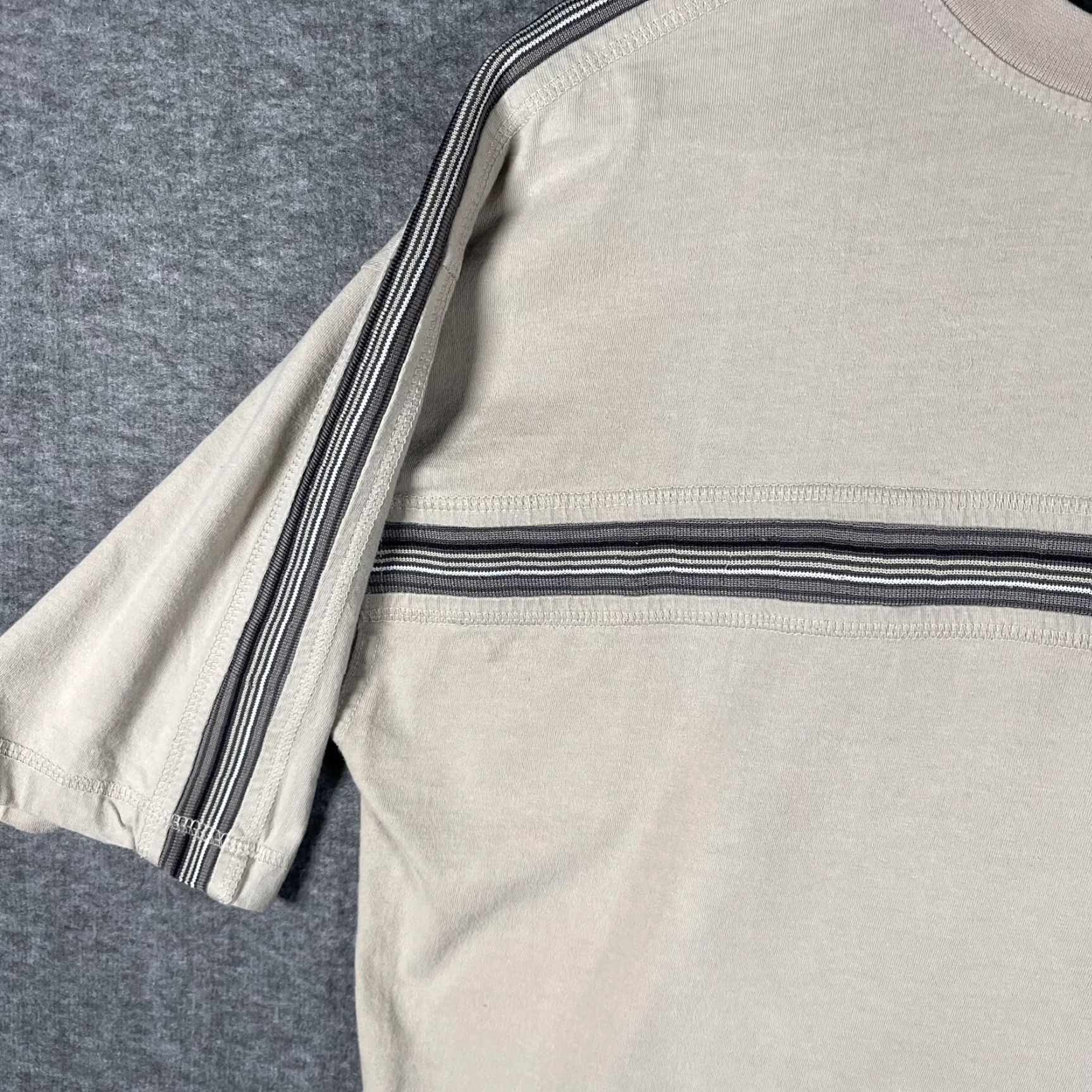 Vintage Canyon Guide Outfitters Shirt Mens Medium Khaki Stripe Cotton Crewneck Casual Size US M / EU 48-50 / 2 - 4 Thumbnail