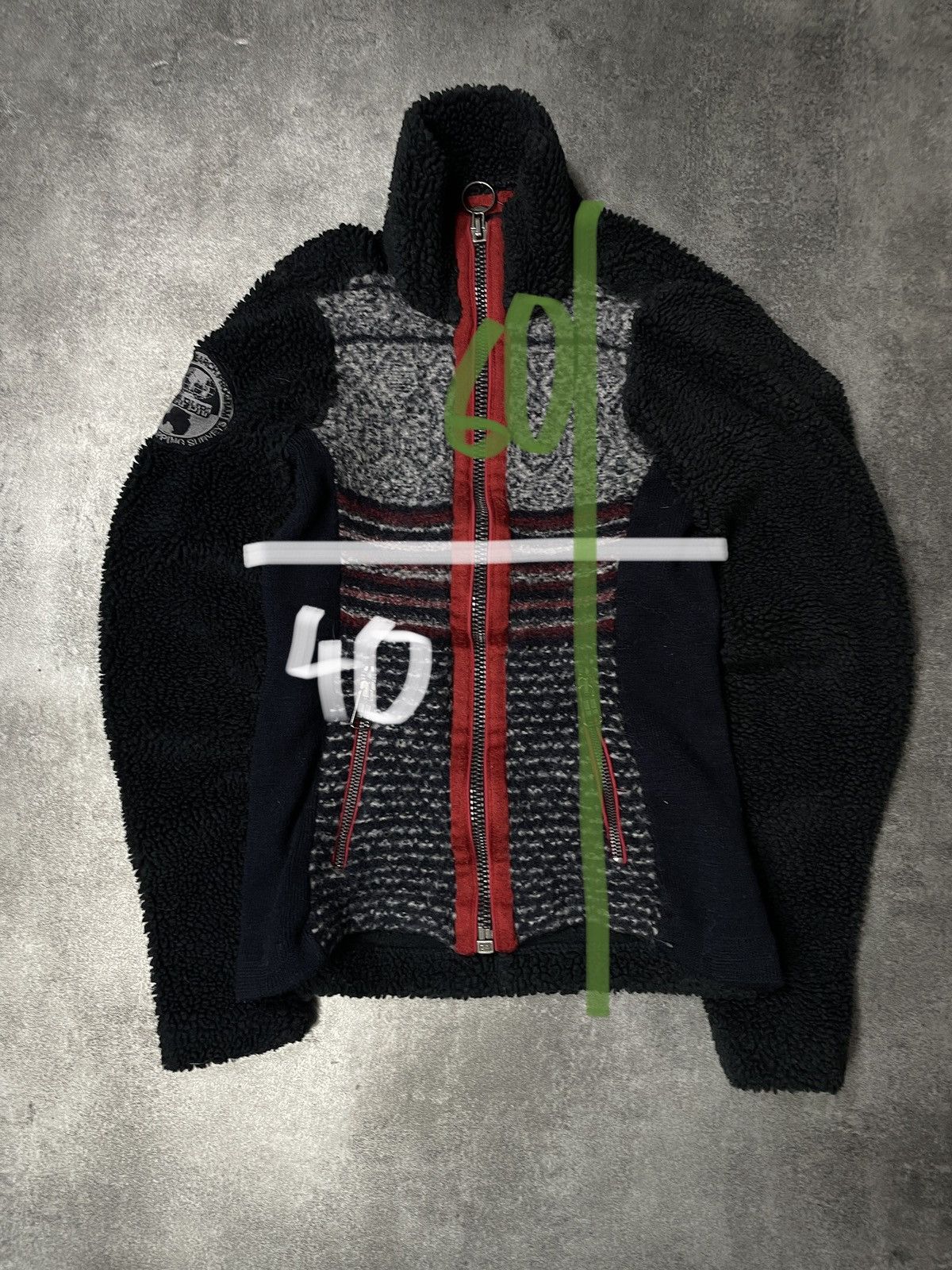 Napapijri 🔥RARE🔥Napapijri Vintage Y2K Sweatshirt Zip Spellout Rare Size US XXS / EU 40 - 7 Thumbnail