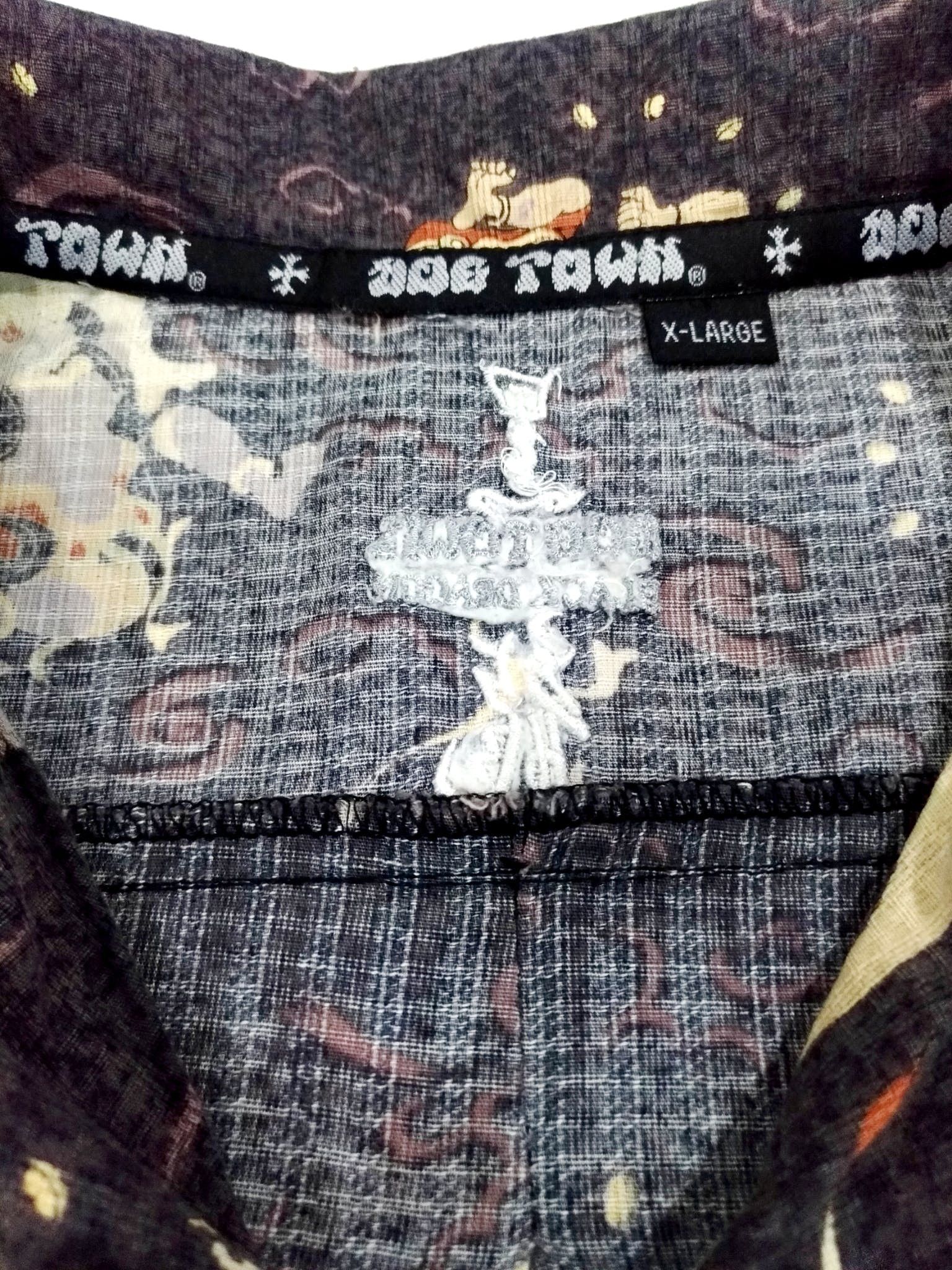 Dogtown Rare! Vintage Dogtown Black Dragon Fujin Raijin Motif Shirt Size US XL / EU 56 / 4 - 6 Thumbnail