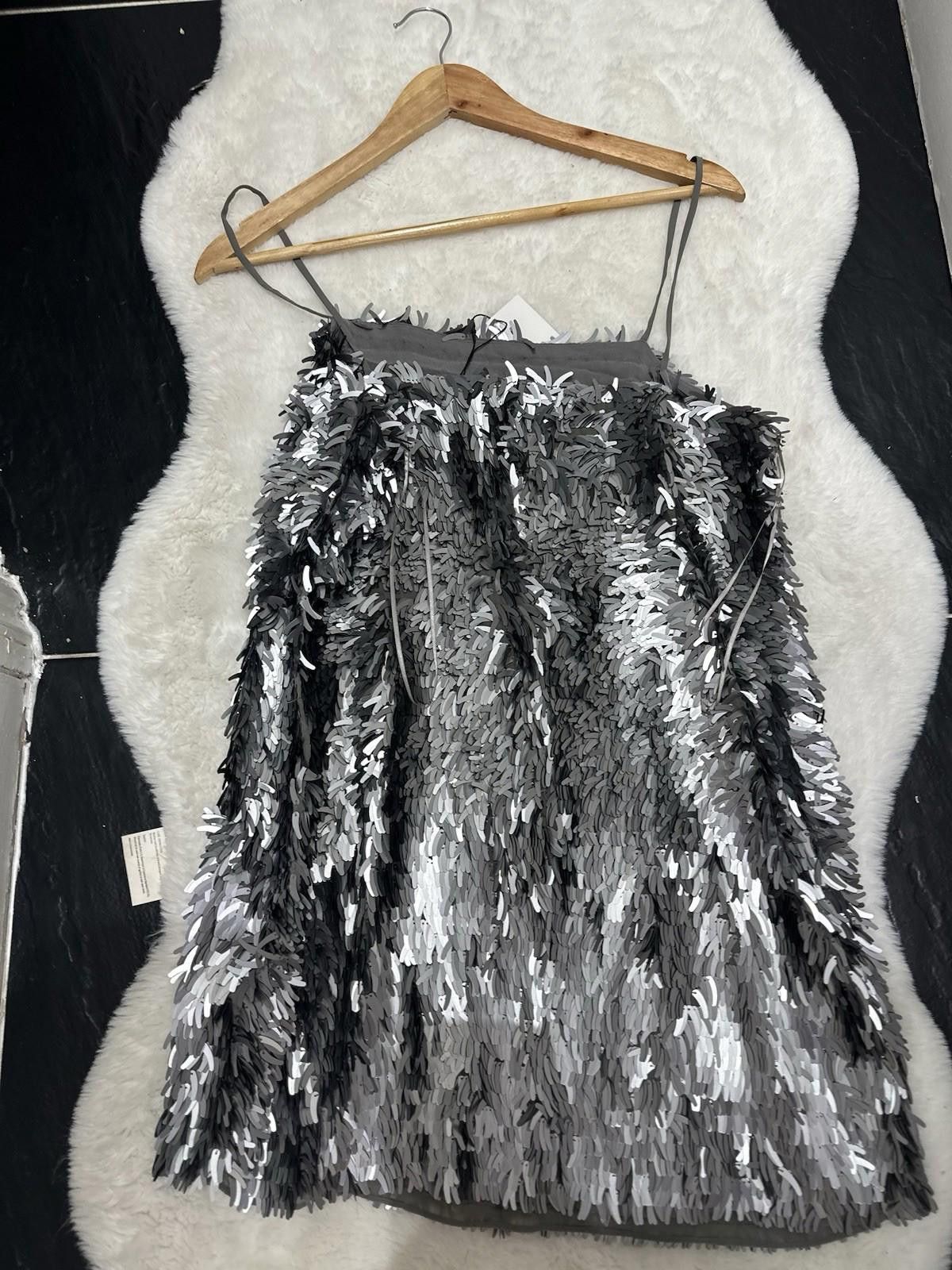 Zara ZARA Occasional Sequin midi dress / Limited Edition Was £229 Size M / US 6-8 / IT 42-44 - 3 Thumbnail