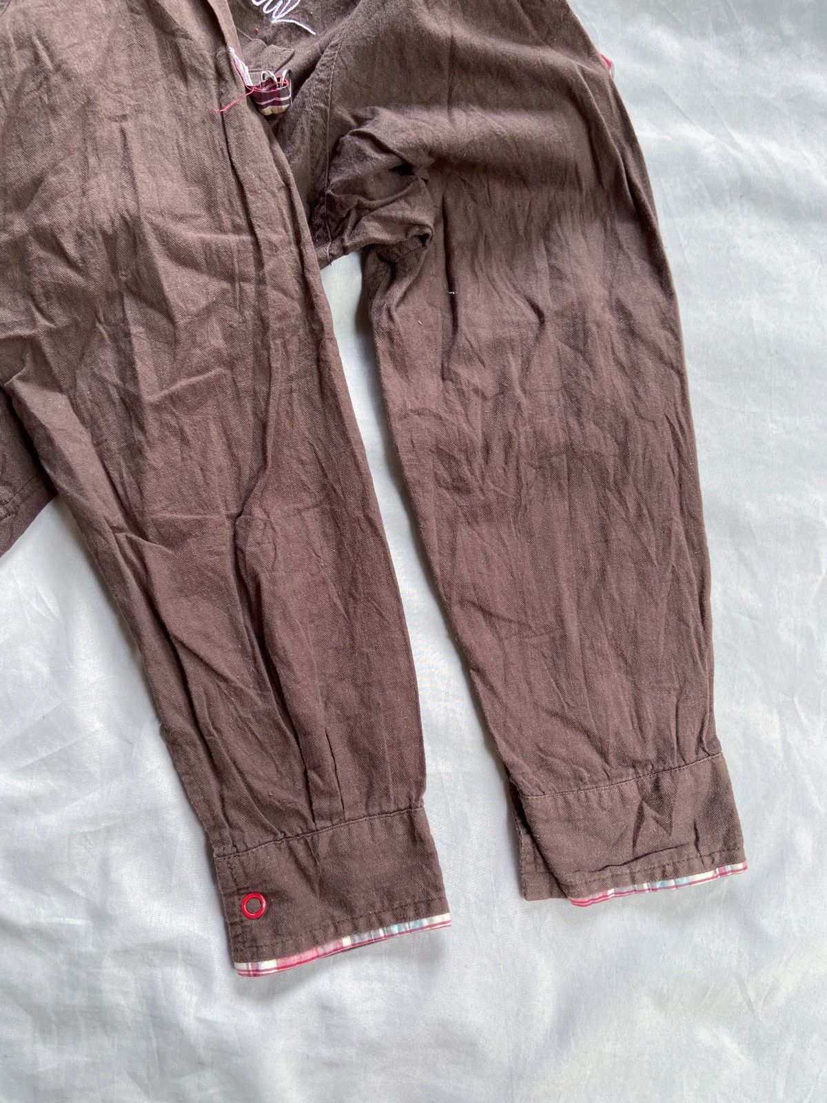 Japanese Brand B ONE SOUL STENCIL BUTTON DOWN SHIRT JUMPER STYLE Size US M / EU 48-50 / 2 - 13 Thumbnail
