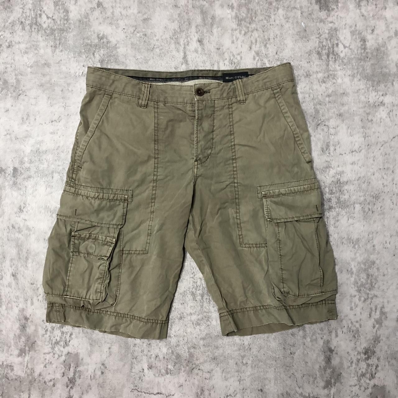 Marc O'Polo Marc O'Polo khaki green cargo shorts #khakishorts Size US 32 / EU 48 - 1 Thumbnail
