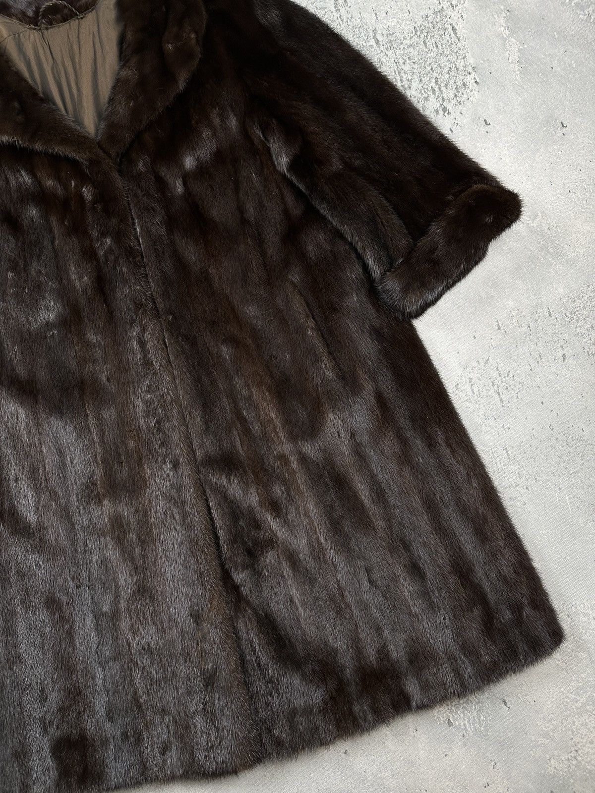 Sagafurs Rare Vintage SAGA Mink Royal Brown Full-Length Fur Lux Coat Size L / US 10 / IT 46 - 9 Thumbnail