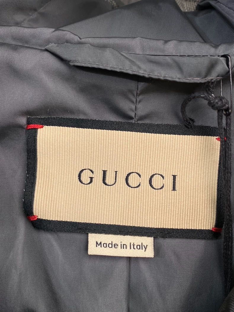 Gucci Gucci Monogrammed Hooded Jacket in Grey-2506 Size US XL / EU 56 / 4 - 3 Thumbnail