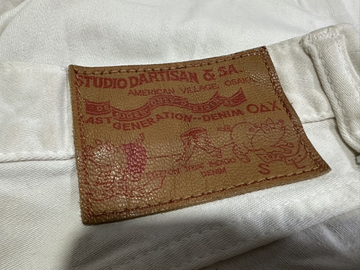 If Six Was Nine × Japanese Brand × Studio D'Artisan 🔥Vintage Studio D’Artisan White Flared Denim Size US 32 / EU 48 - 9 Thumbnail