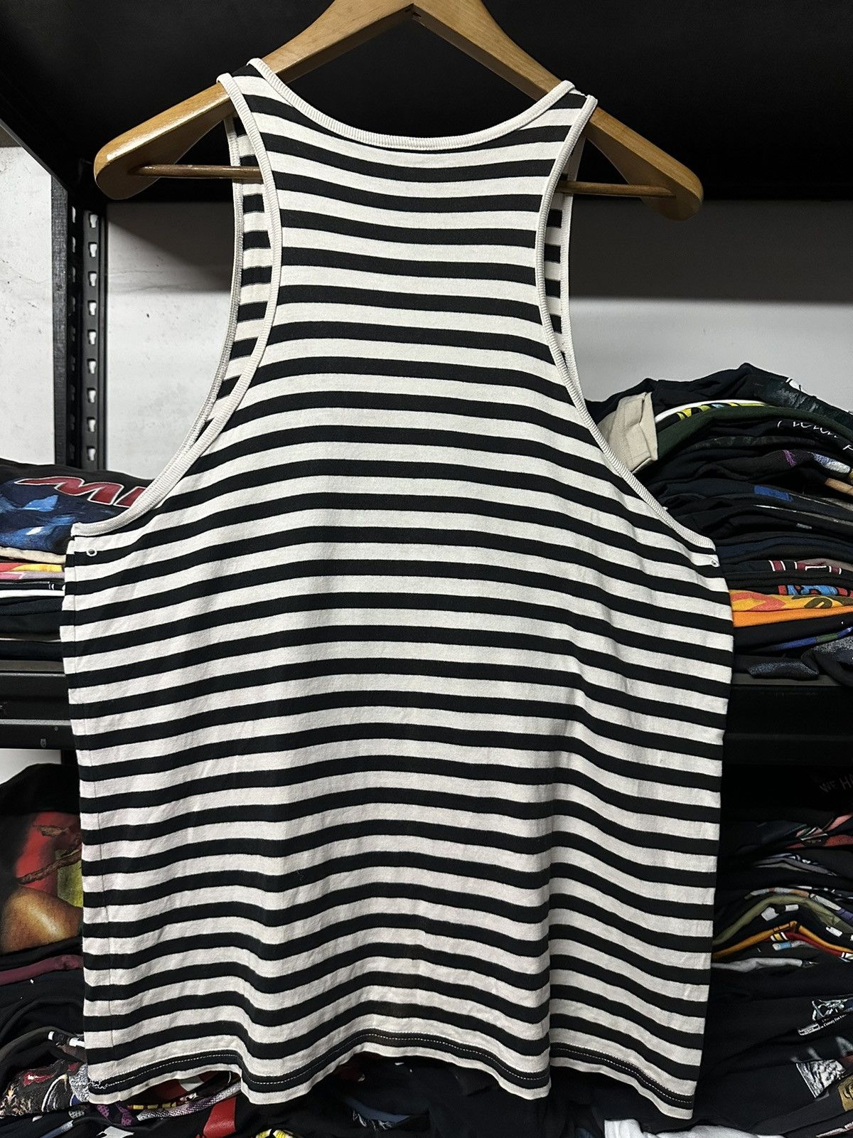 Number (N)ine Vintage Number Nine Stripe Tank Tops Japan Tee Size US M / EU 48-50 / 2 - 7 Thumbnail
