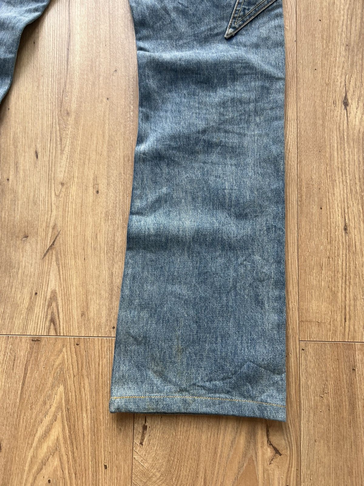 Hysteric Glamour HYSTERIC GLAMOUR STAR PATCH LOGO RARE Y2K JEANS ARCHIVE Size US 30 / EU 46 - 3 Thumbnail