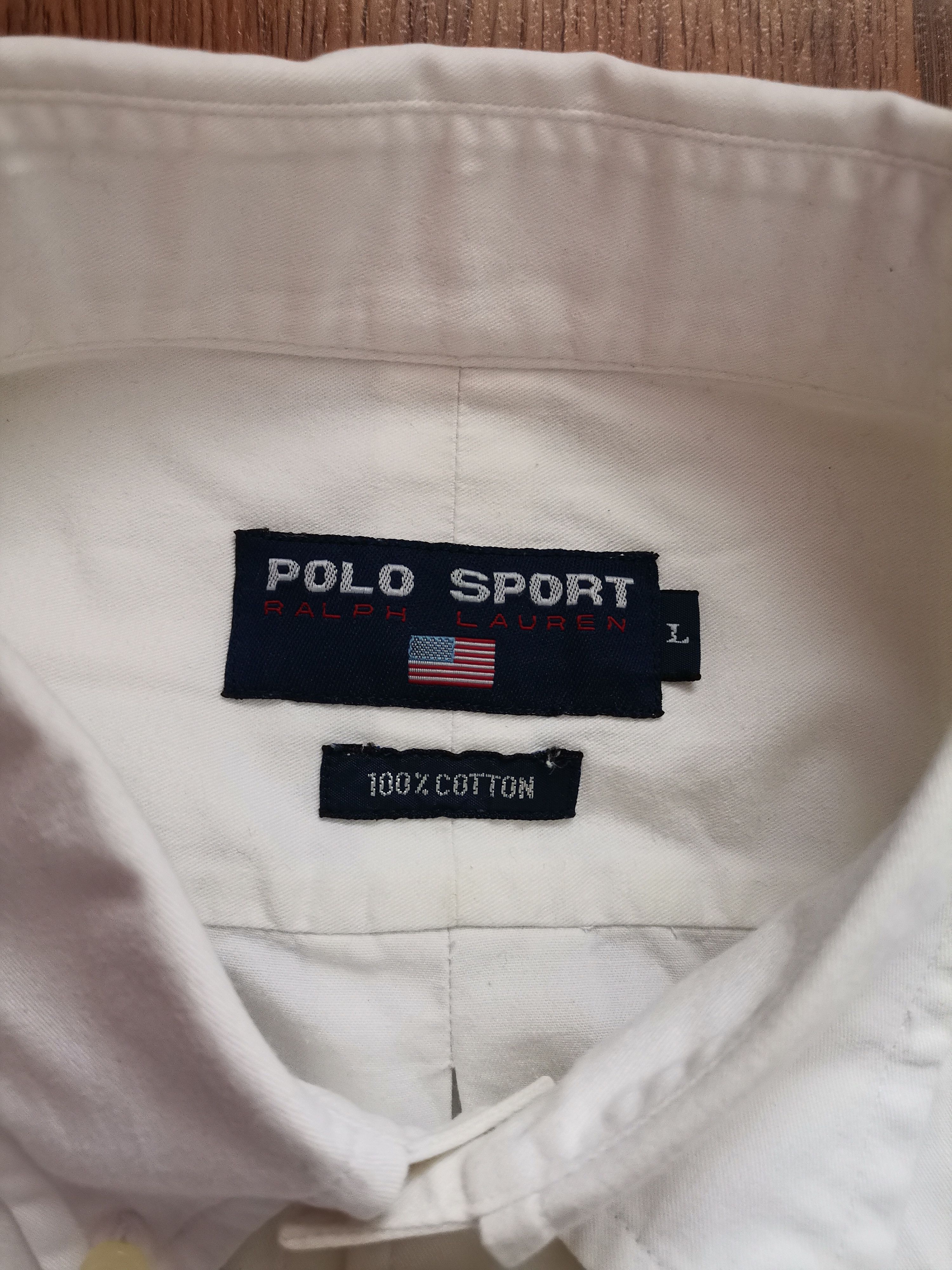 Ralph Lauren Vintage Polo Sport Ralph Lauren Shirt Size US L / EU 52-54 / 3 - 3 Thumbnail