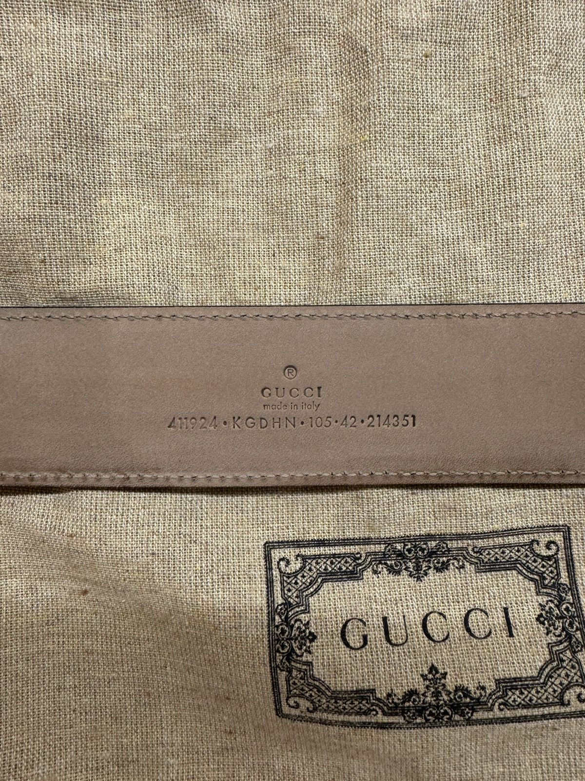 Gucci GG Supreme belt with G buckle Size 44 - 5 Thumbnail
