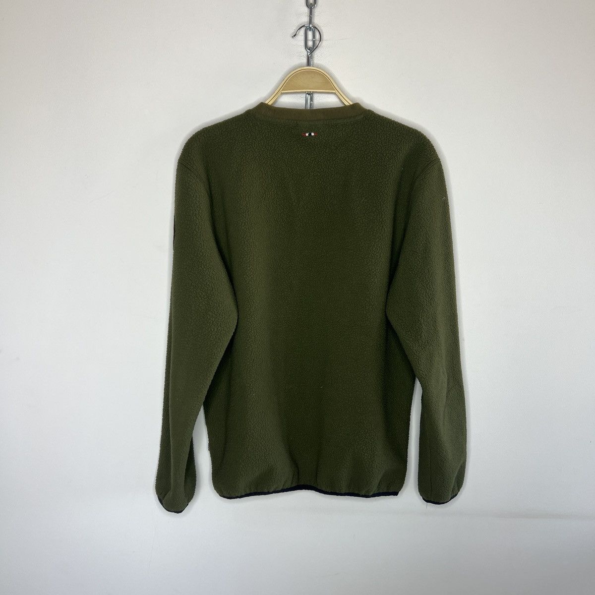 Napapijri × Vintage Napapijri Fleece Red Big logo Sweatshirt Crewneck Jacket Size US M / EU 48-50 / 2 - 8 Thumbnail