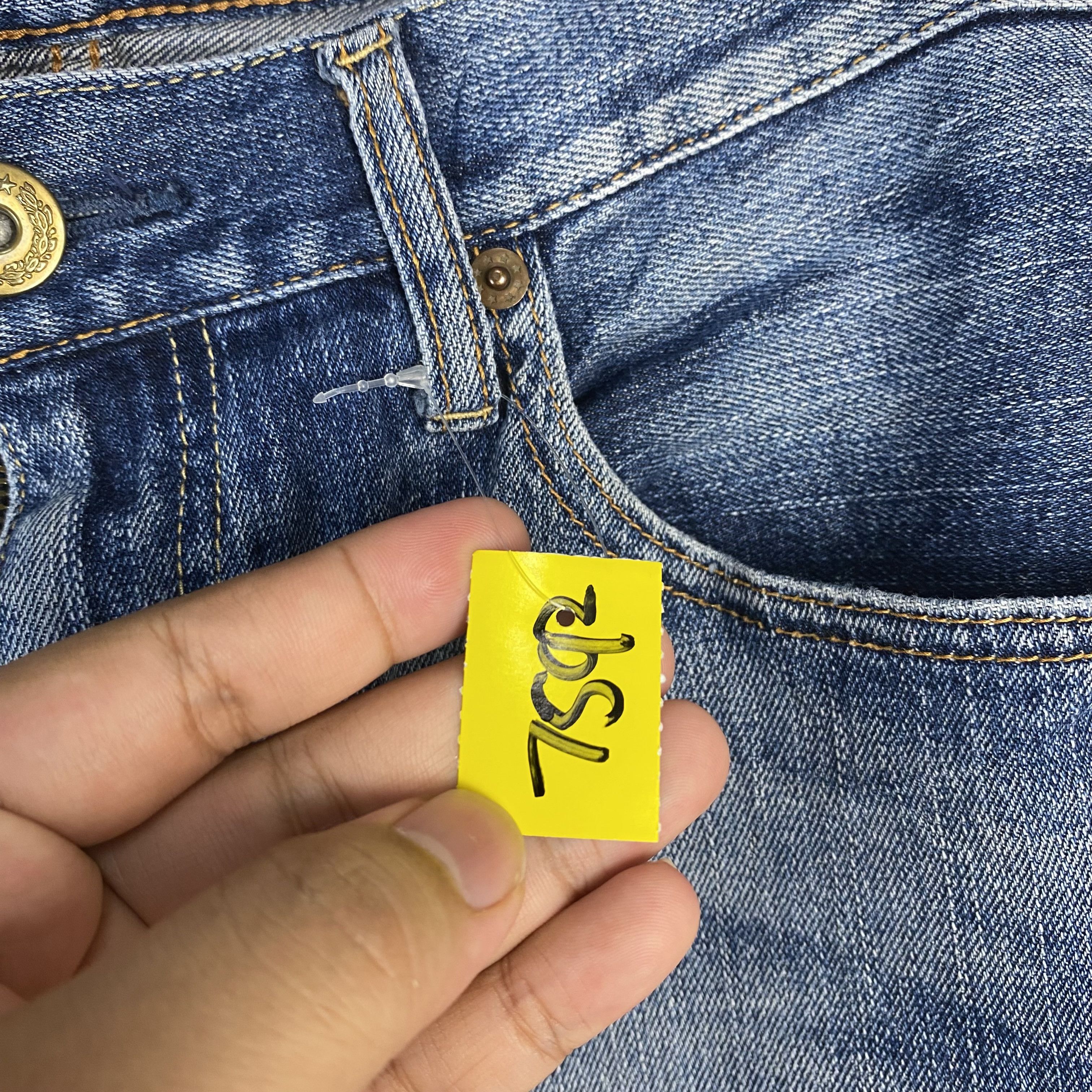 Uniqlo Uniqlo Boyfriend Blue Denim Pants #7592 Size US 35 - 8 Thumbnail