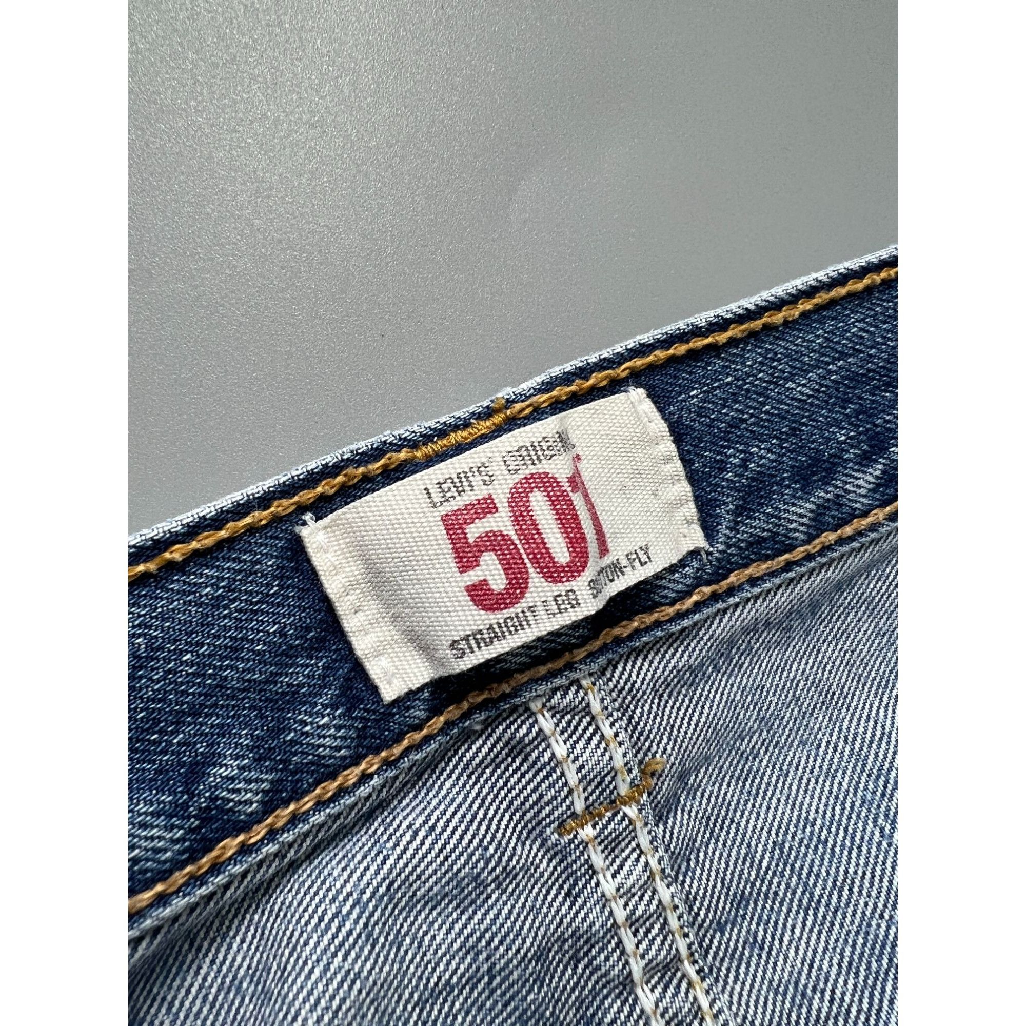 Levi's Levi’s 501 Distressed Denim Jeans Pants (Y1061) Size US 32 / EU 48 - 8 Thumbnail