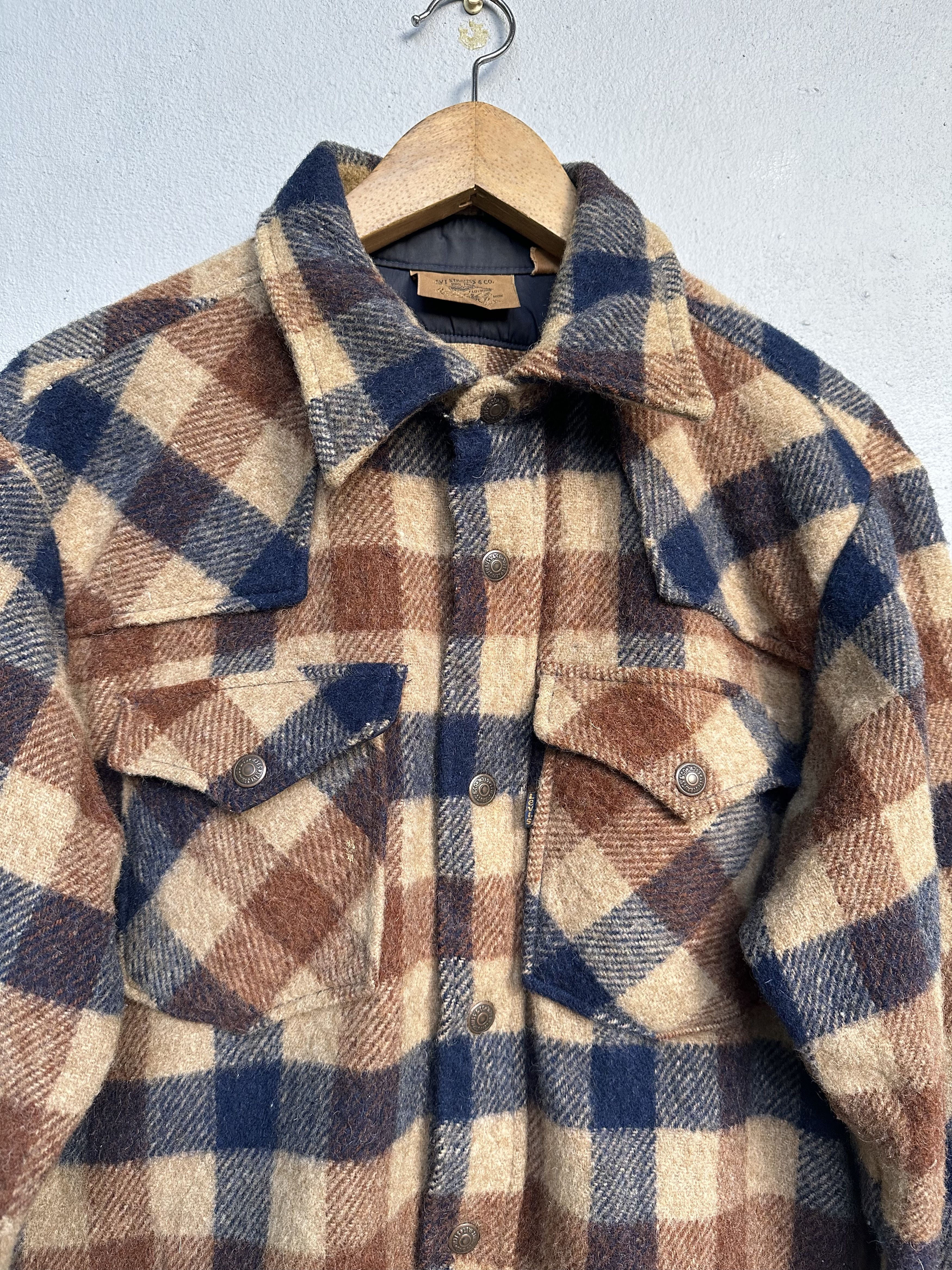 Levi's Rare Vintage 80 Levi’s Tartan Flannel Wool Nylon Snap Button Size US M / EU 48-50 / 2 - 4 Thumbnail