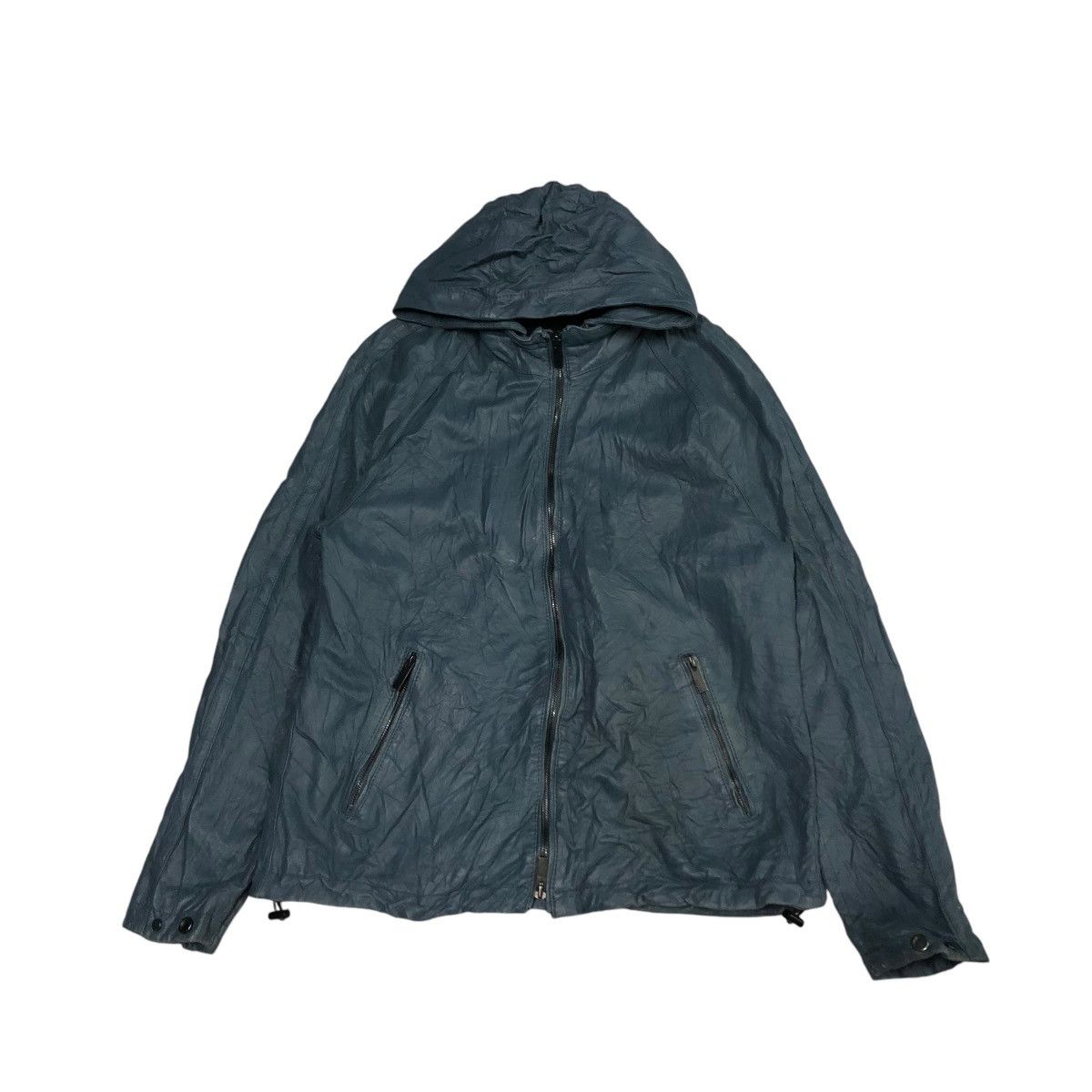 Japanese Brand 🔥VINTAGE LEATHER BIKER JACKET JOSEPH HOMME ISSEY MIYAKE Size US M / EU 48-50 / 2 - 1 Thumbnail