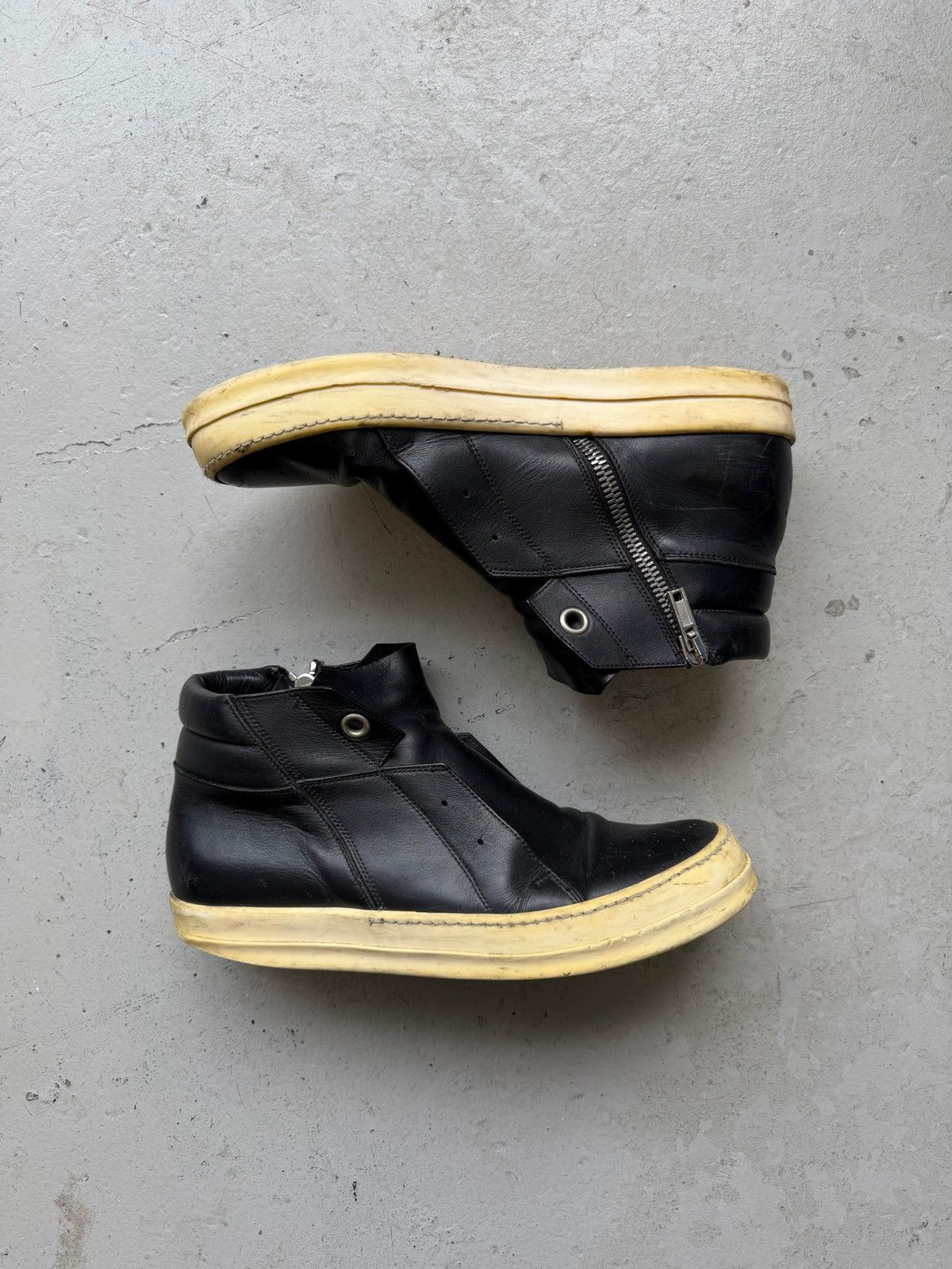 Rick Owens SS17 WALRUS Oiled Calf Leather Island Dunks