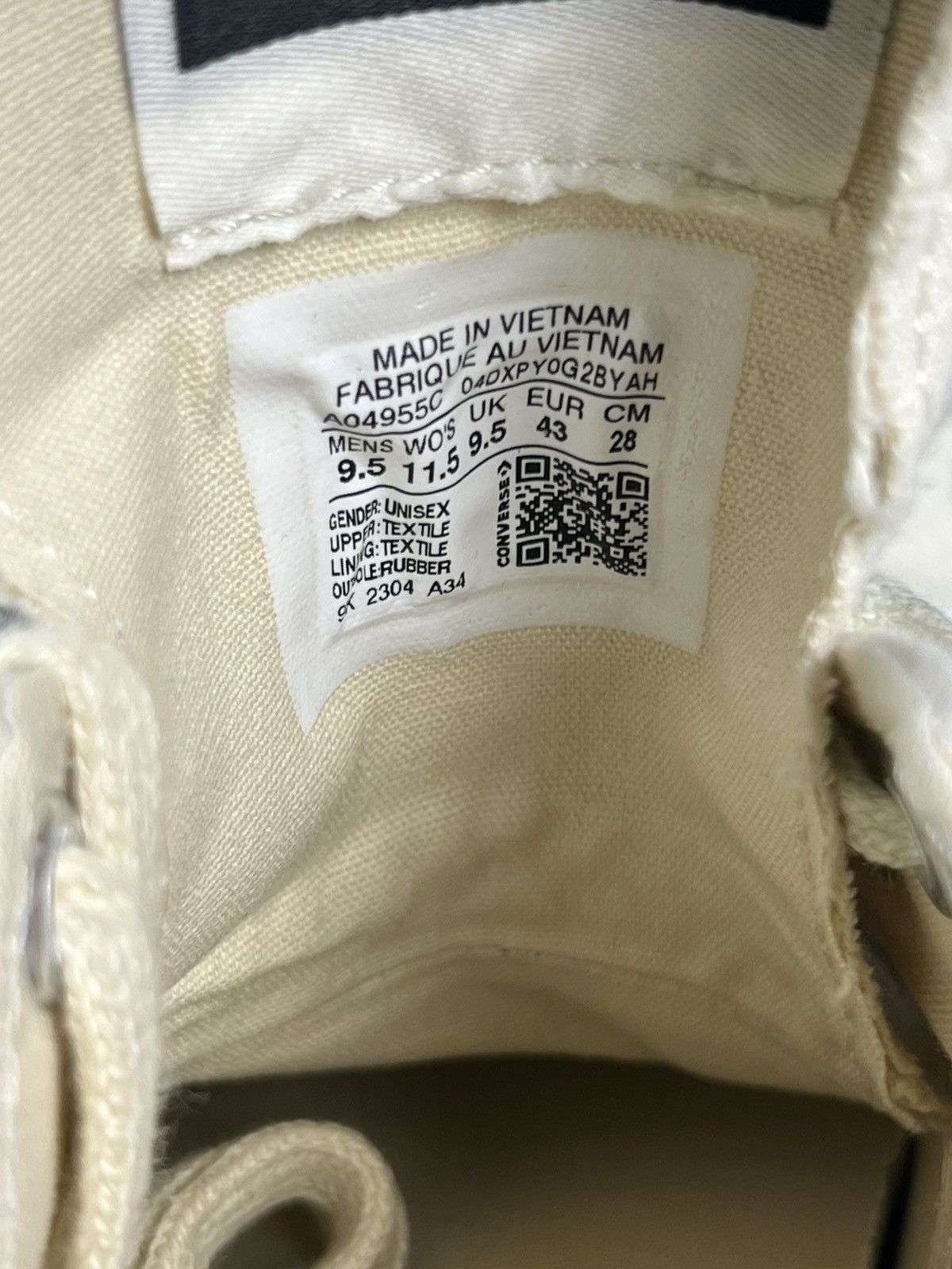 Rick Owens Converse x Rick Owens DRKSHDW DBL DRKSTAR Low Ivory – US 9.5 Size US 9.5 / EU 42-43 - 13 Thumbnail