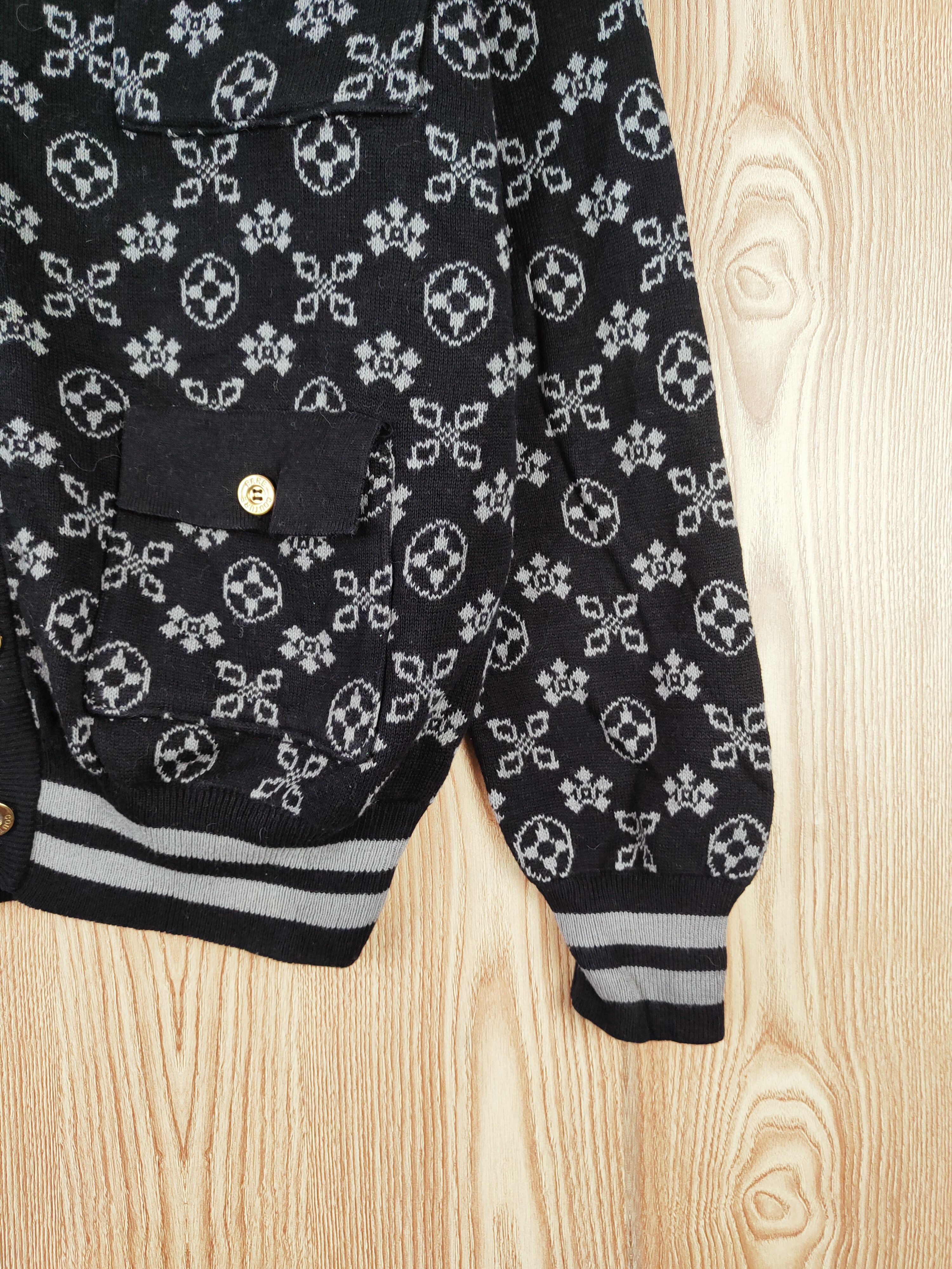 Japanese Brand Bare Couture Black Knitwear Cardigan #W157 Size US XL / EU 56 / 4 - 6 Thumbnail