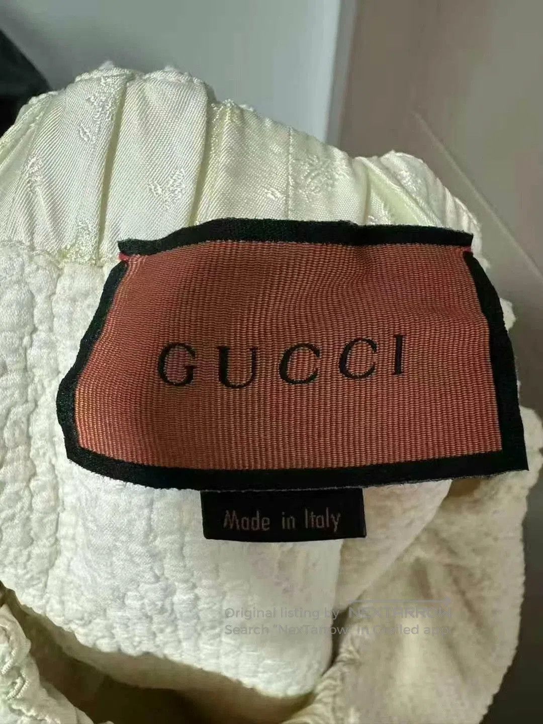 Gucci gucci woven striped skirt in off. Size 39" - 3 Thumbnail