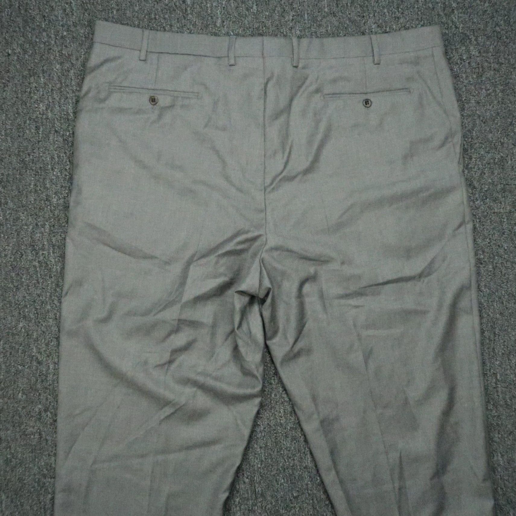 Zanella Zanella Pants Mens 46x22 Gray Wool Dress Pants NWT Regular Straight 46 in Inseam 22 in Italy Belt Loops Front Flat Front NWT Mens Pants Size US 30 / EU 46 - 5 Thumbnail
