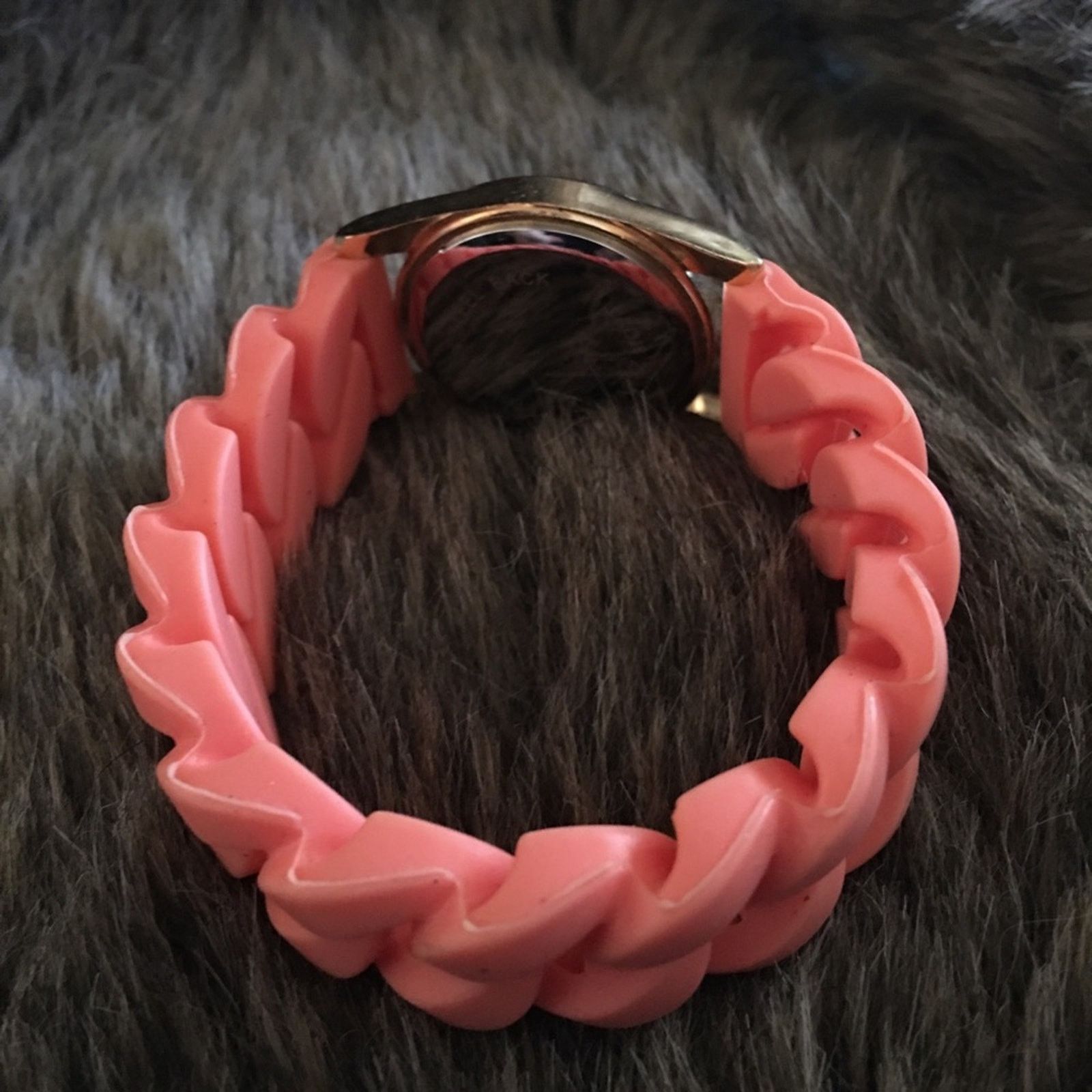 Jewelry Ladies peach soft flexible silicone link watch Size ONE SIZE - 7 Thumbnail