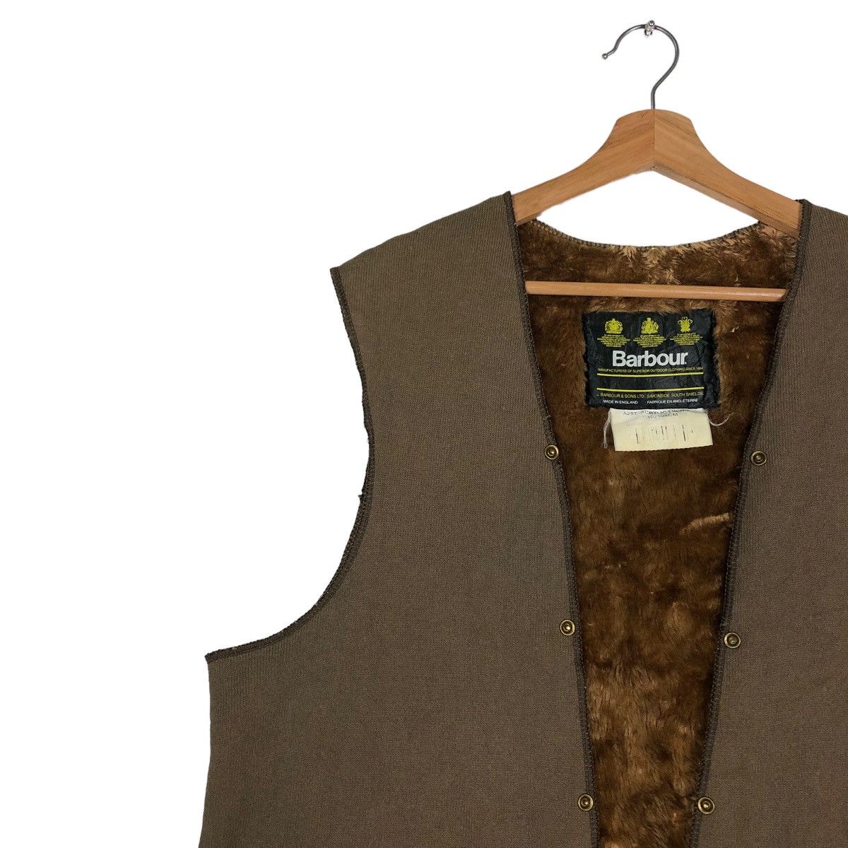 Barbour 🔥Vintage Lining Vest Jacket Barbour Made in England Size US M / EU 48-50 / 2 - 7 Thumbnail