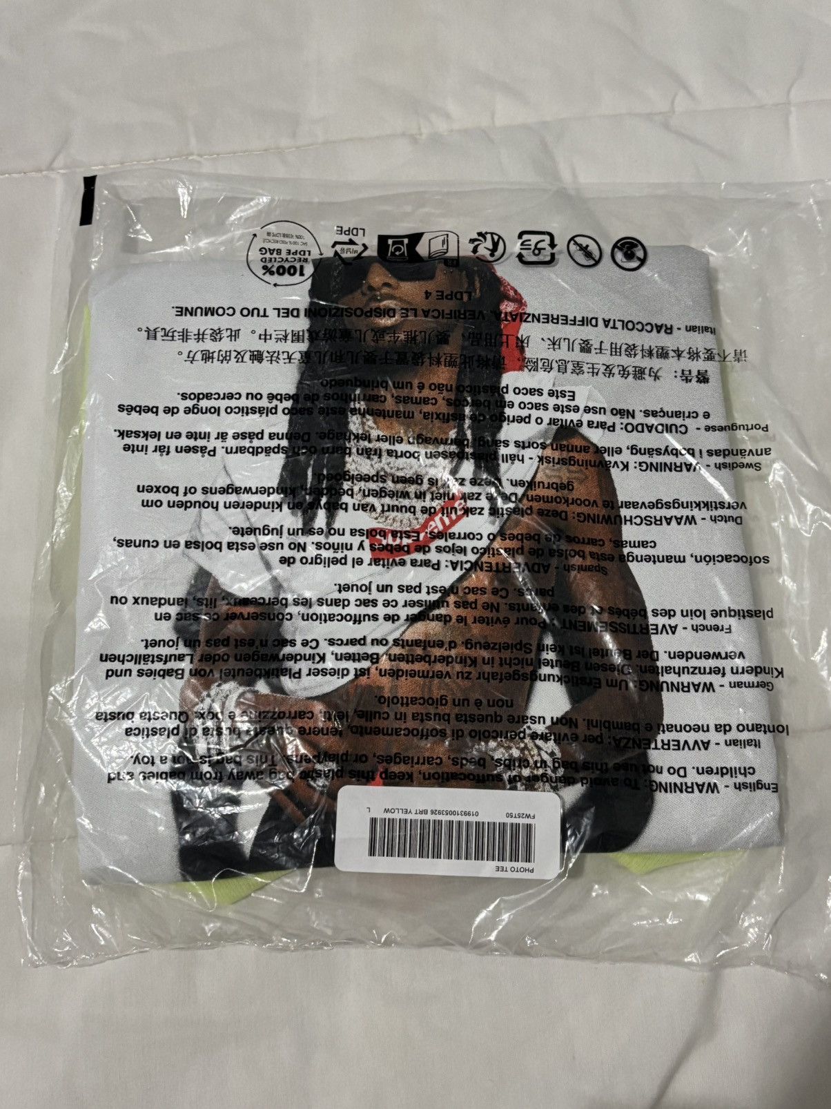 Supreme Playboi Carti Tee Size US L / EU 52-54 / 3 - 2 Thumbnail