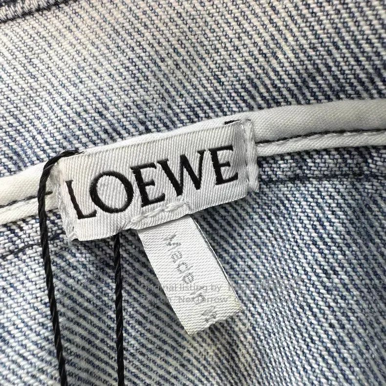 Loewe Loewe Washed Denim Shirt Dress Size US XS / EU 42 / 0 - 6 Thumbnail