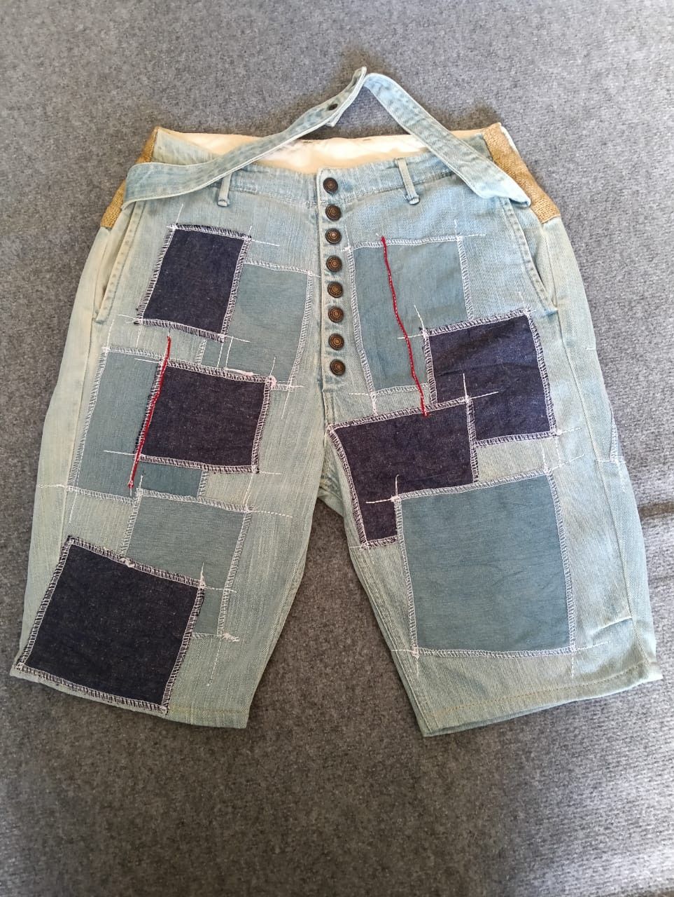 Kapital Vintage Kapital Patchwork Shorts–Iconic Japanese Streetwear Size US 30 / EU 46 - 2 Thumbnail