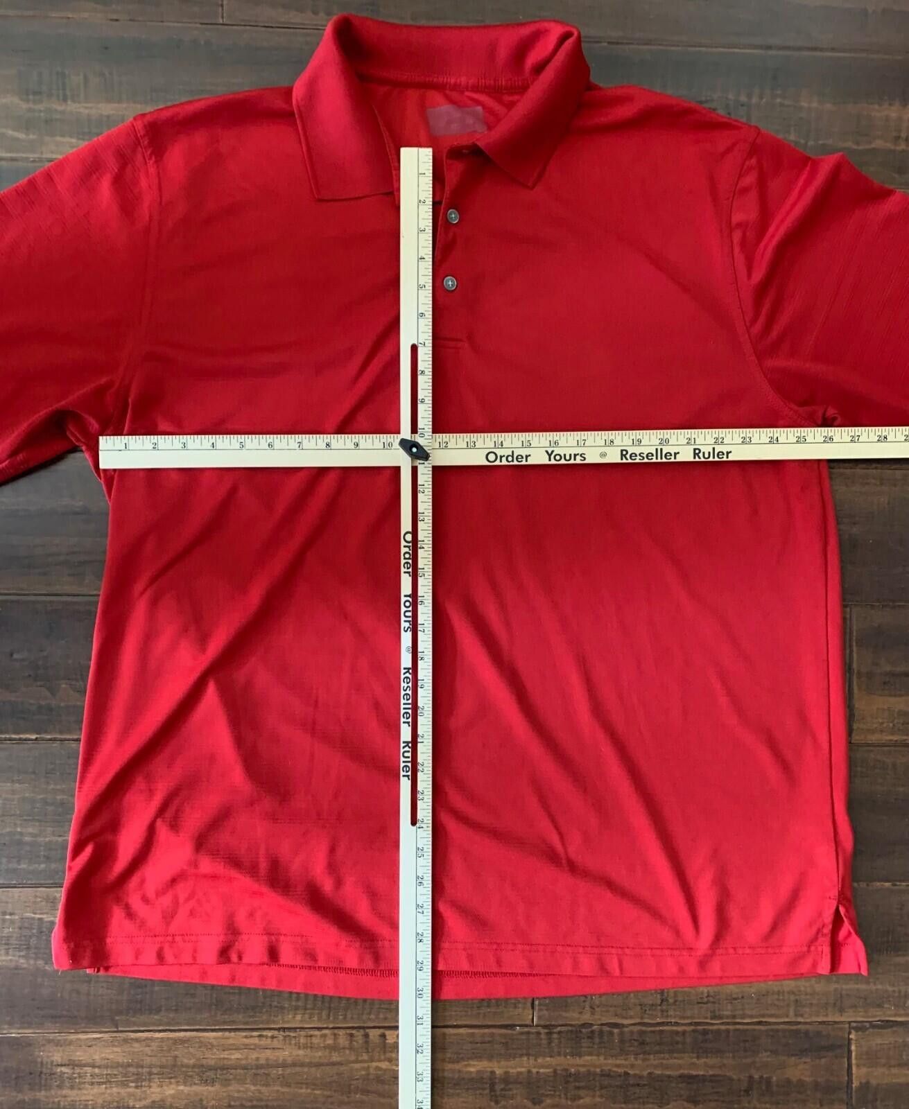 The Unbranded Brand 3XL Tall Short Sleeve Men's Red Polo Shirt Size US XXL / EU 58 / 5 - 3 Thumbnail