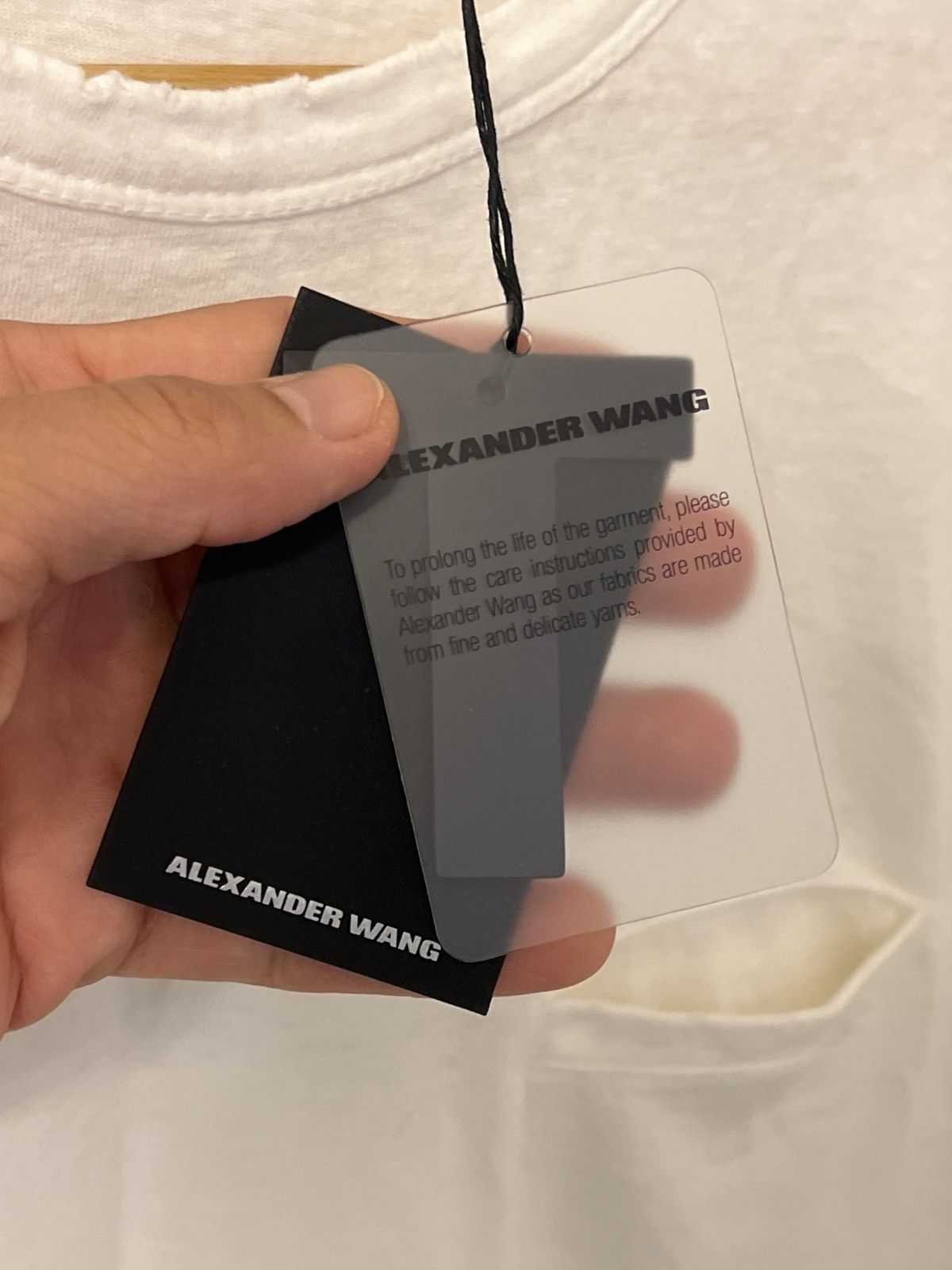 Alexander Wang × T by Alexander Wang T by Alexander Wang sz XS Distressed Slub Cotton Jersey Size US XS / EU 42 / 0 - 5 Thumbnail