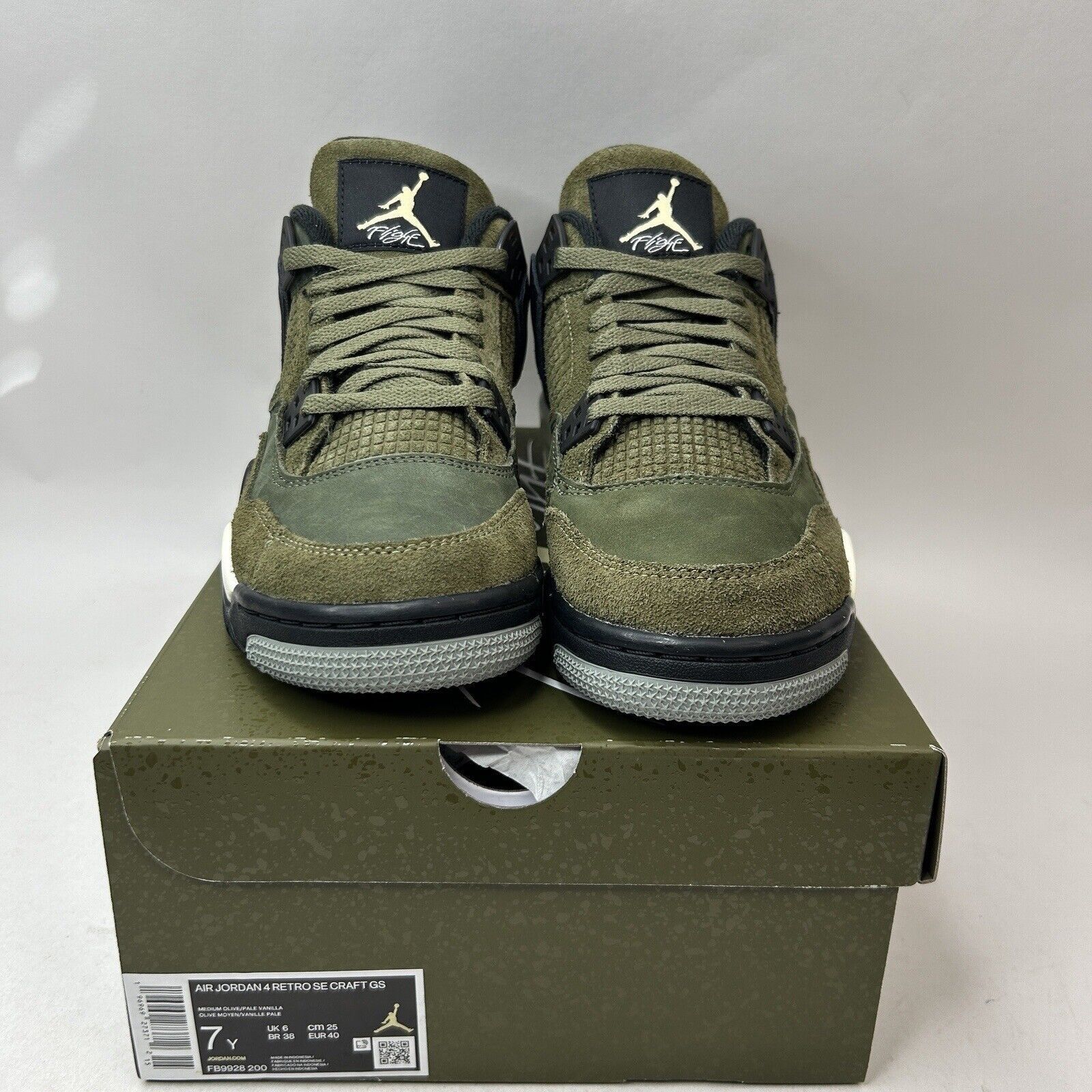 Nike Nike Air Jordan Retro 4 SE Craft “Medium Olive” 2024 Size US 8.5 / IT 38.5 - 2 Thumbnail