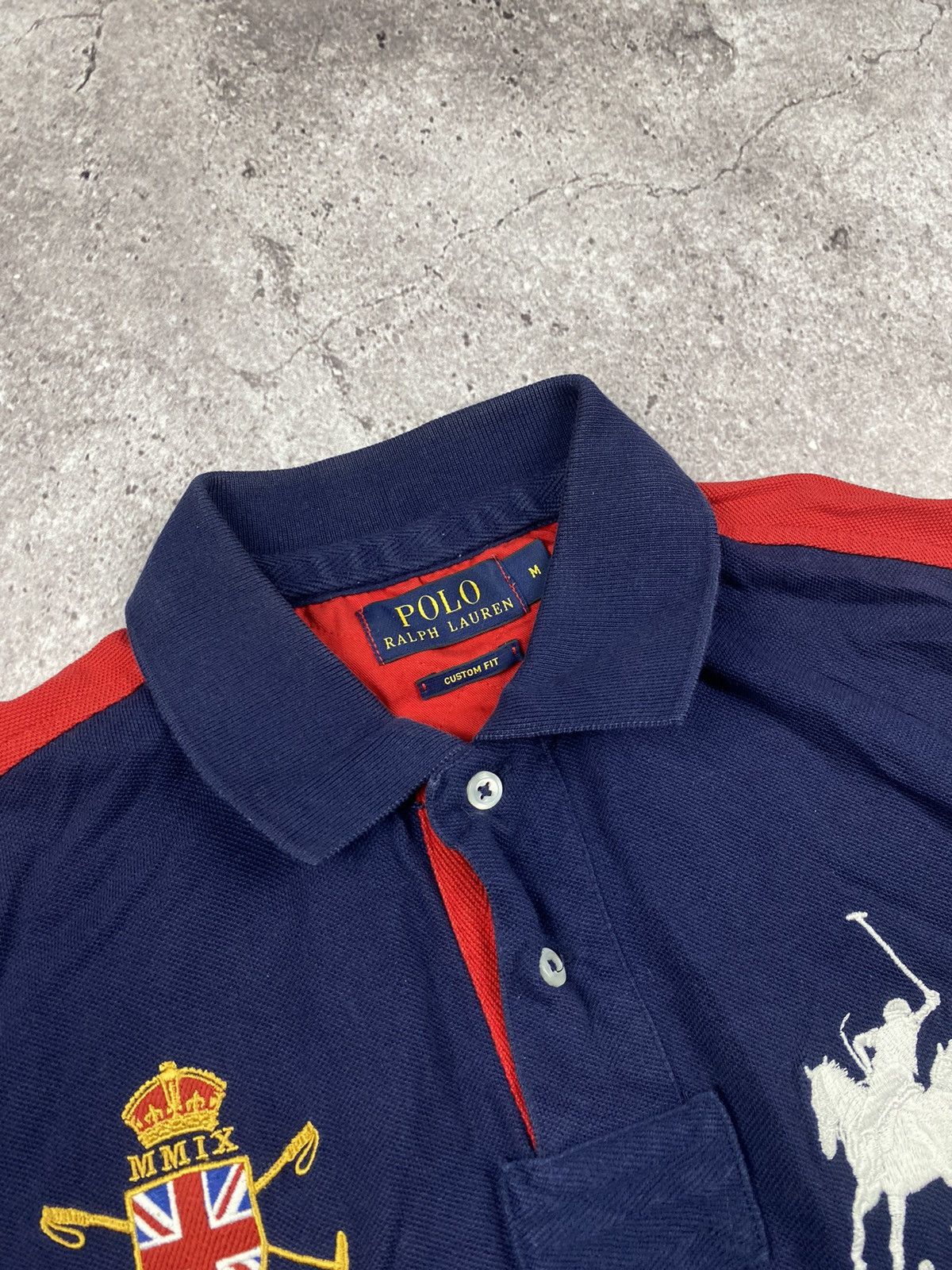 Other VINTAGE POLO RALPH LAUREN 🦍 BIG LOGO MERCER RUGBY POLO SHIRT Size US M / EU 48-50 / 2 - 3 Thumbnail