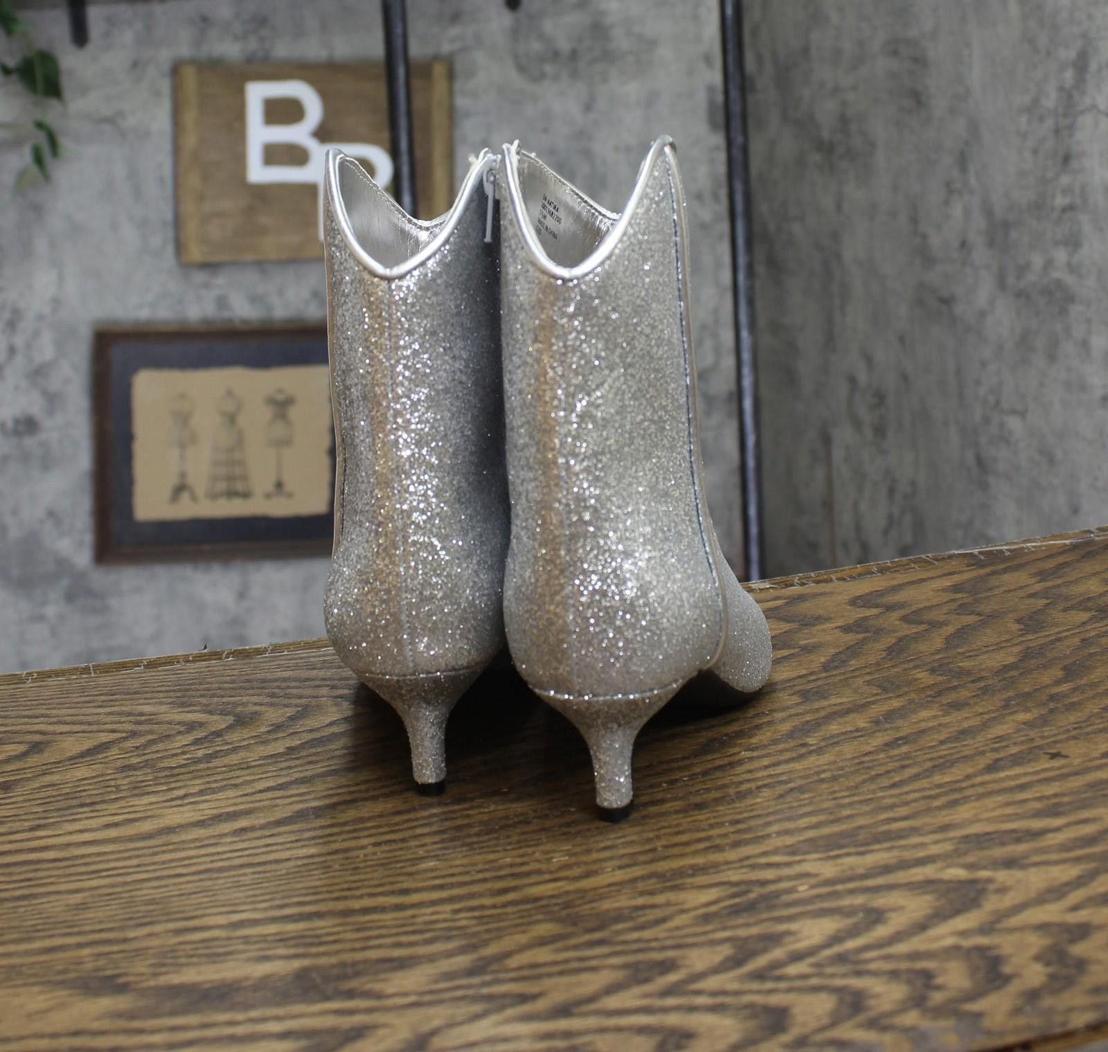 Other On 34th Women Glitter Tulip Booties 10019682200 Silver 5.5m Size US 5.5 / IT 35.5 - 4 Thumbnail