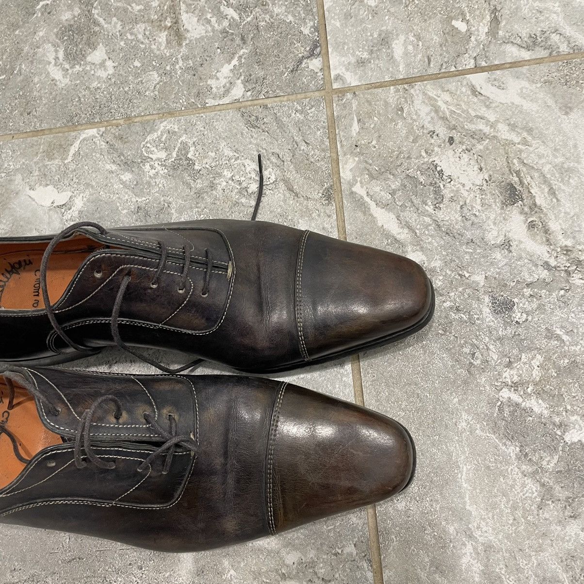 Handmade × Santoni 6 Santoni boots classic chameleon clr Leather Shoes old mone Size US 6 / EU 39 - 3 Thumbnail