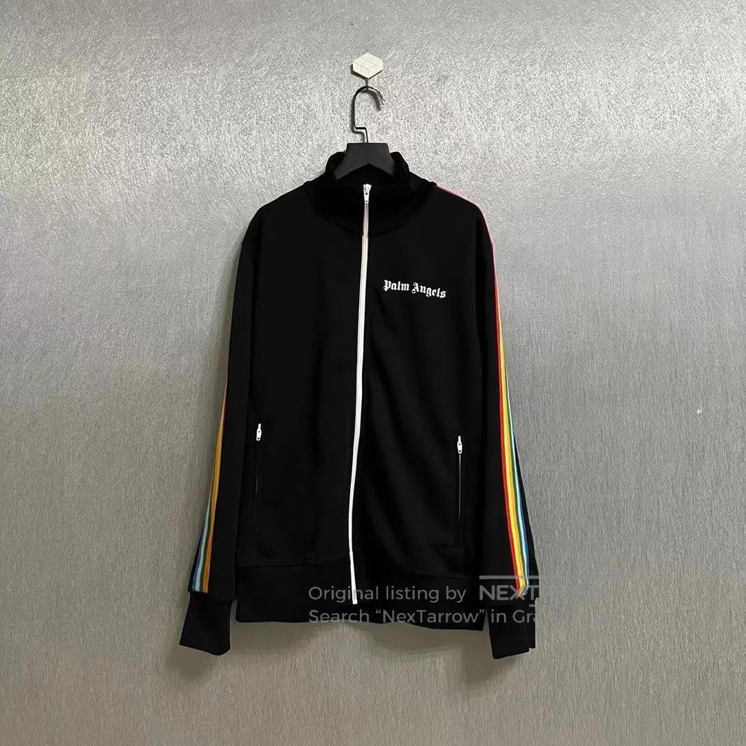 Palm Angels Palm Angels Rainbow School Jacket XL. Size US XL / EU 56 / 4 - 1 Thumbnail