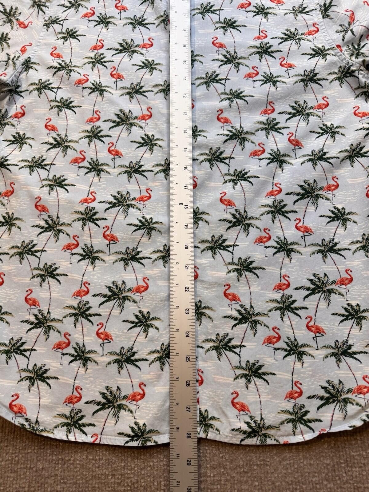Denim & Flower Denim & Flower Men’s Med SS Flamingo/Palm AOP [736] Size US M / EU 48-50 / 2 - 8 Thumbnail