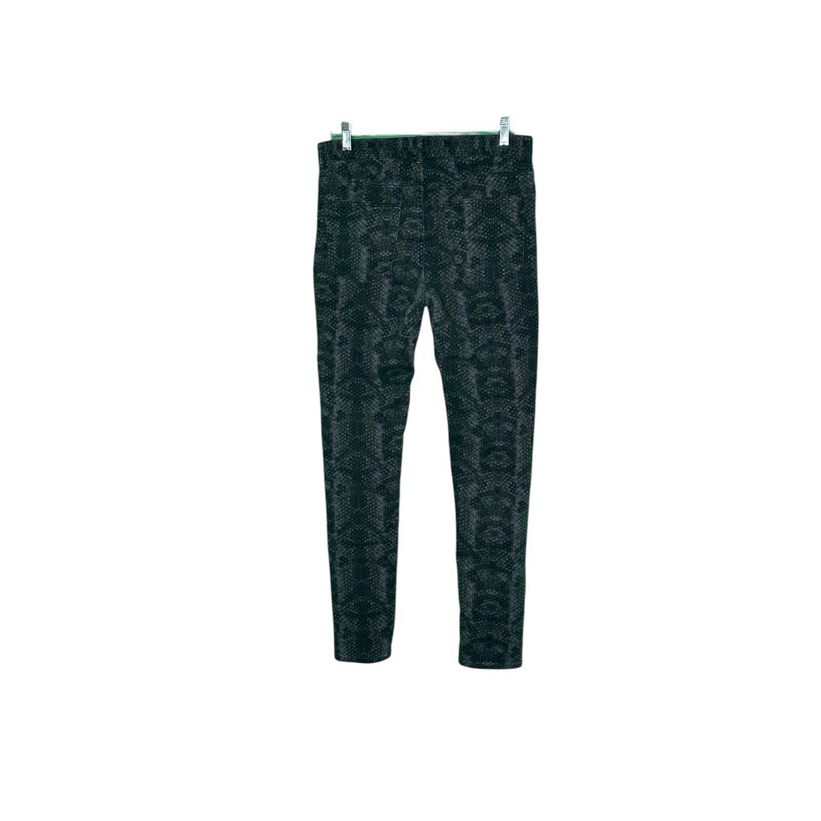H&M H&M gray snake print skinny fit jeans size 31 Size 32" / US 10 / IT 46 - 24 Thumbnail