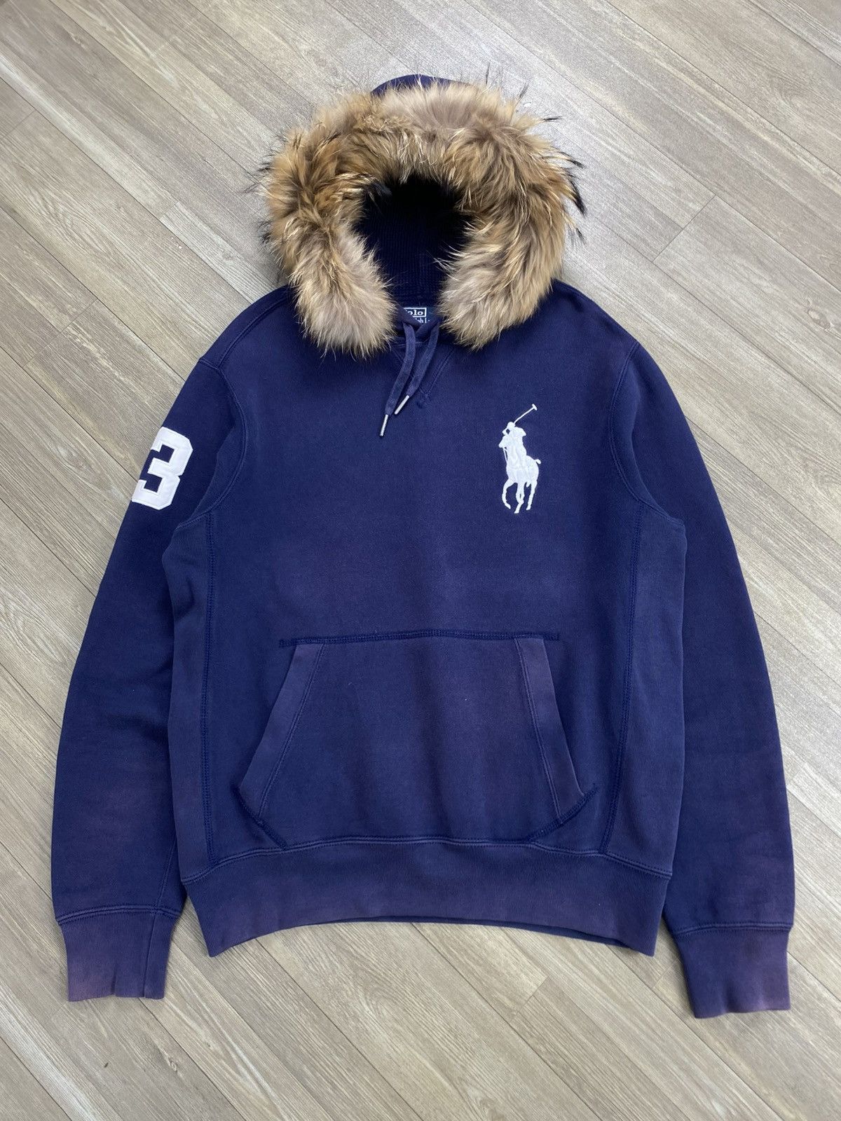 Polo Ralph Lauren Faded Polo Ralph Lauren Fur ZipHoodie IfSixWasNine LGB Style Size US L / EU 52-54 / 3 - 1 Thumbnail