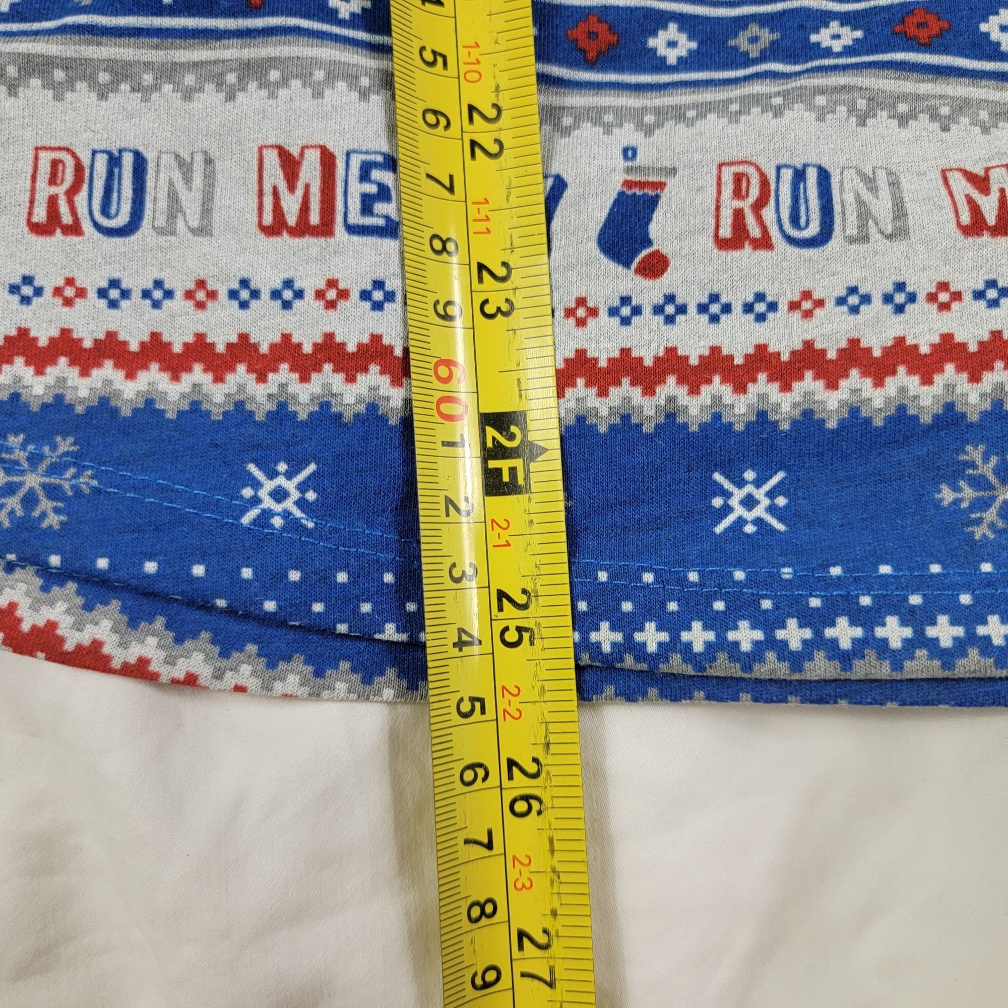 Brooks Brooks Run Merry Christmas Distance Womens XL Blue Shirt Ho Size XL / US 12-14 / IT 48-50 - 9 Thumbnail