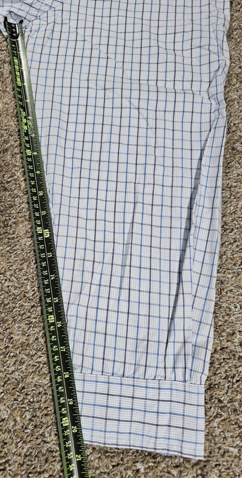 Faded Glory Faded Glory 3x(54/56) blue checkered button-up shirt NWT Size US XXL / EU 58 / 5 - 7 Thumbnail