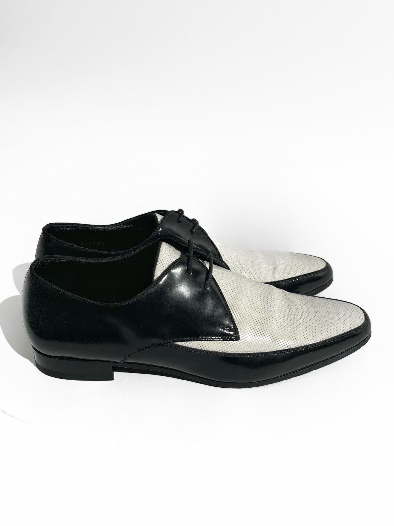 Hedi Slimane × Saint Laurent Paris SS13 Saint Laurent Paris Patent Leather Dress Derby Shoes Size US 7 / EU 40 - 3 Thumbnail