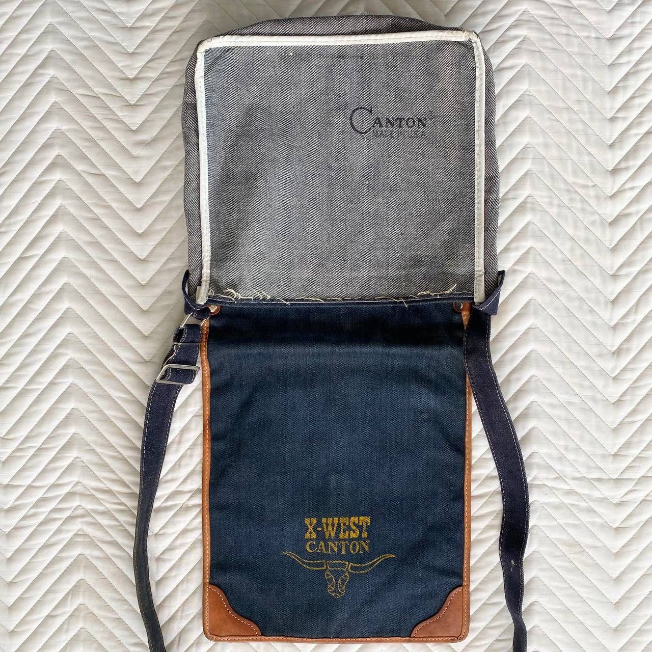 Denim & Co. True Vintage 80s Canton West Denim Sling Bag Size ONE SIZE - 3 Thumbnail