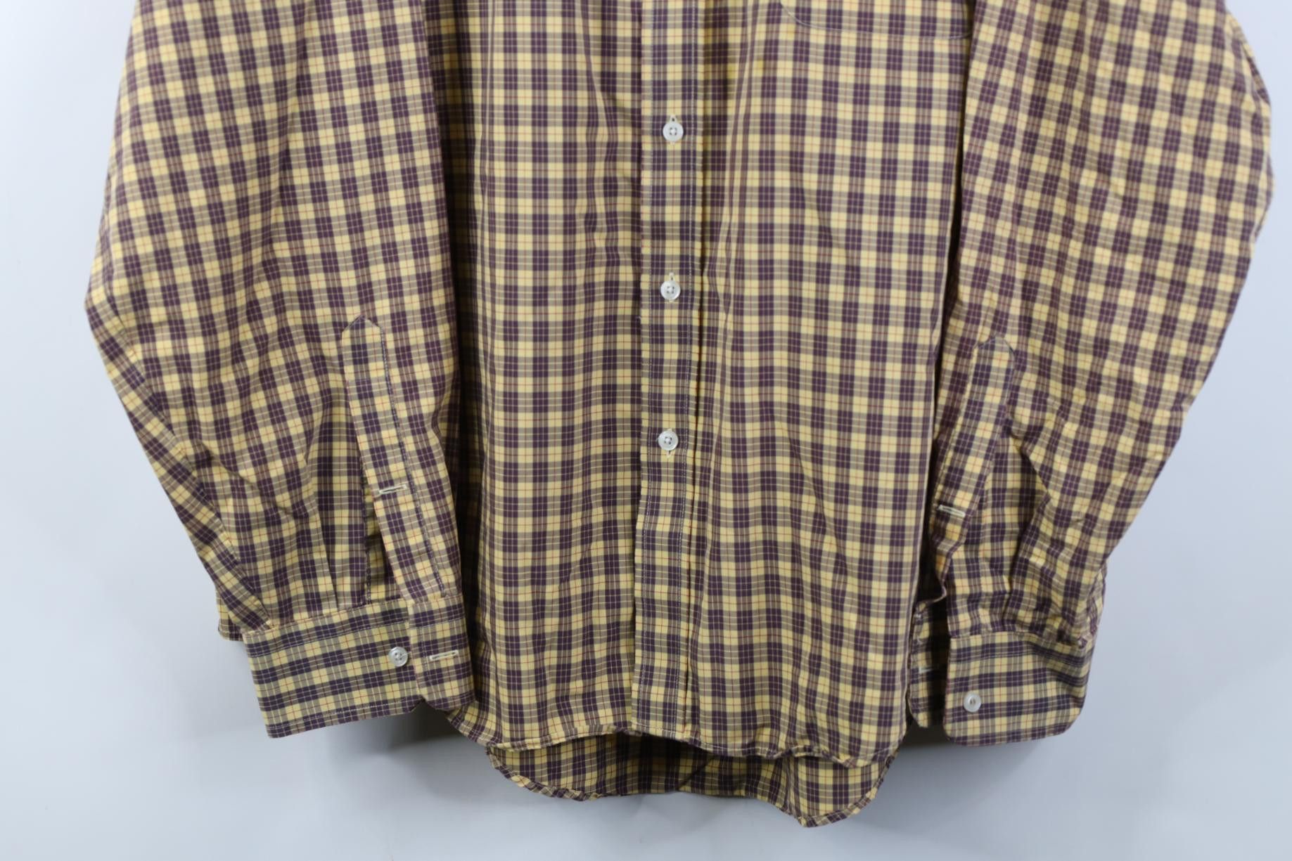 Lands' End Vintage 90s Lands End Collared Button Down Shirt Plaid Size US XL / EU 56 / 4 - 3 Thumbnail