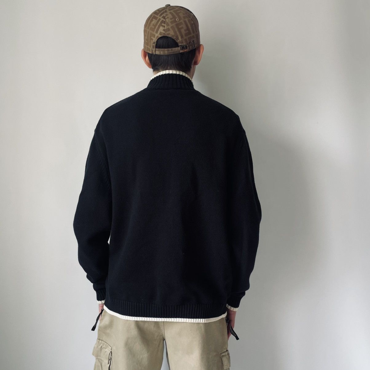 Yves Saint Laurent Yves Saint Laurent YSL Full Zip Sweater Mens Size L Size US L / EU 52-54 / 3 - 3 Thumbnail